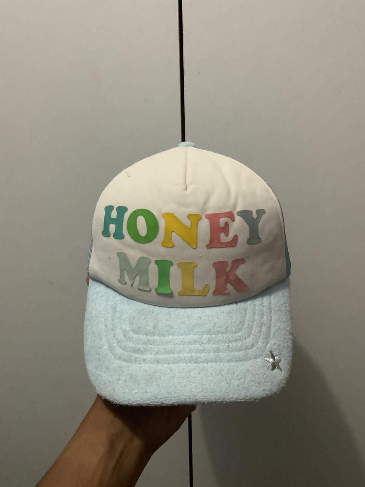 Hat Club Honey Milk Mohair Fur Trucker Hat Size ONE SIZE - 5 Thumbnail