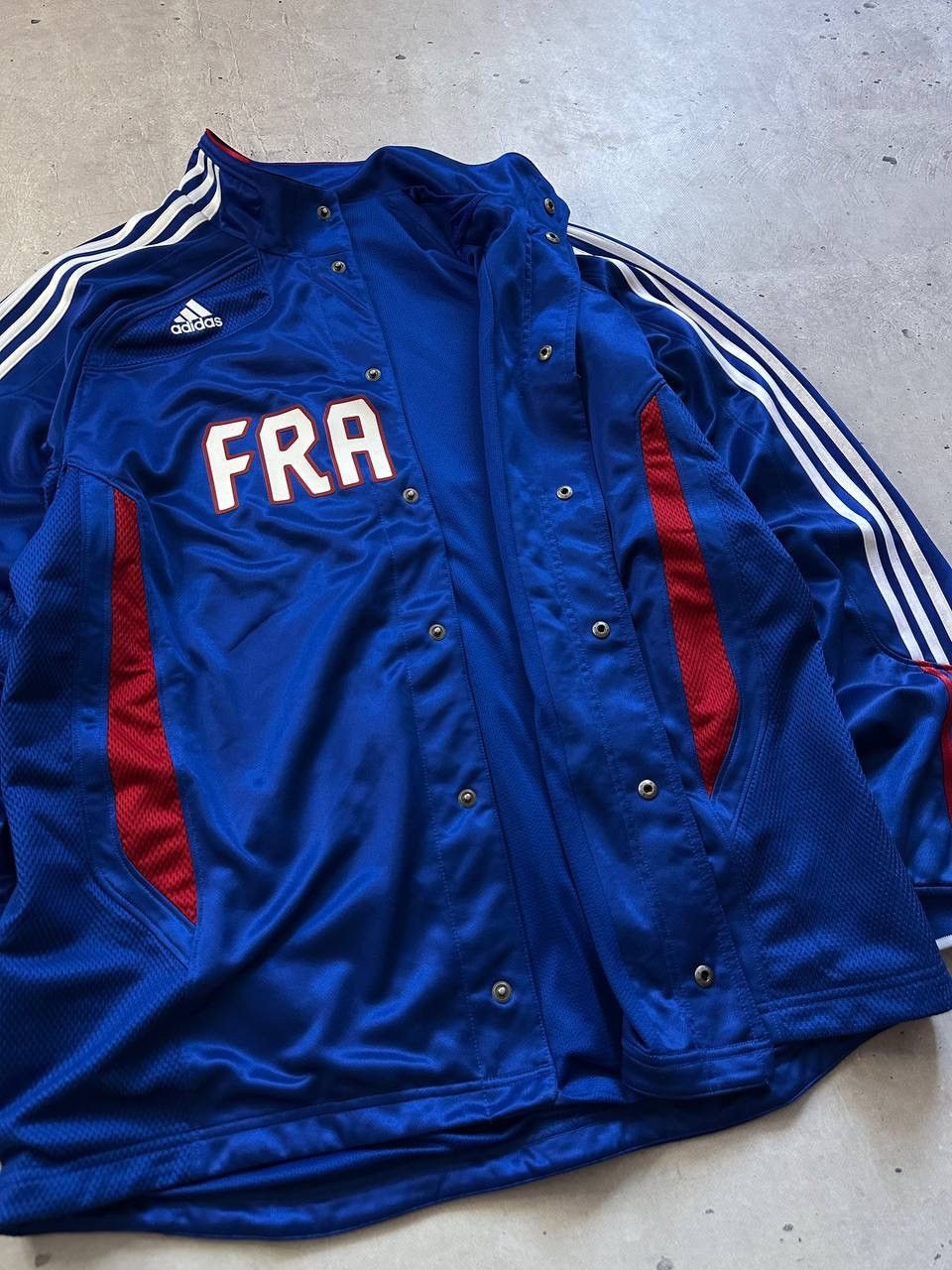 Adidas France National Basketball Team Jacket NBA Football Soccer Size US XXL / EU 58 / 5 - 4 Thumbnail