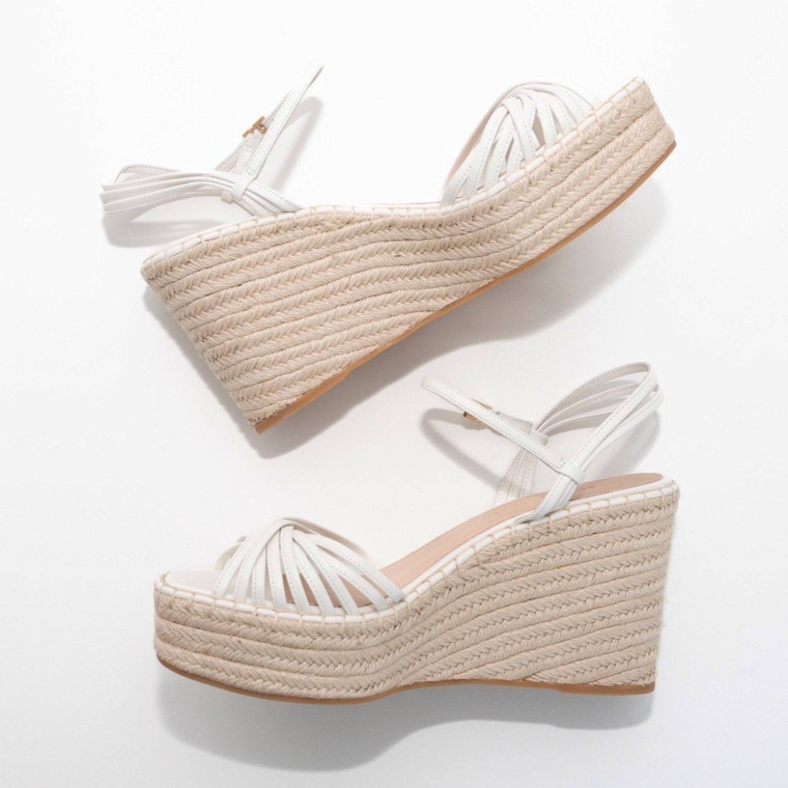 Veronica Beard Veronica Beard. Ravina Ankle Strap Espadrille Wedge Sandals Size US 10 / IT 40 - 12 Thumbnail