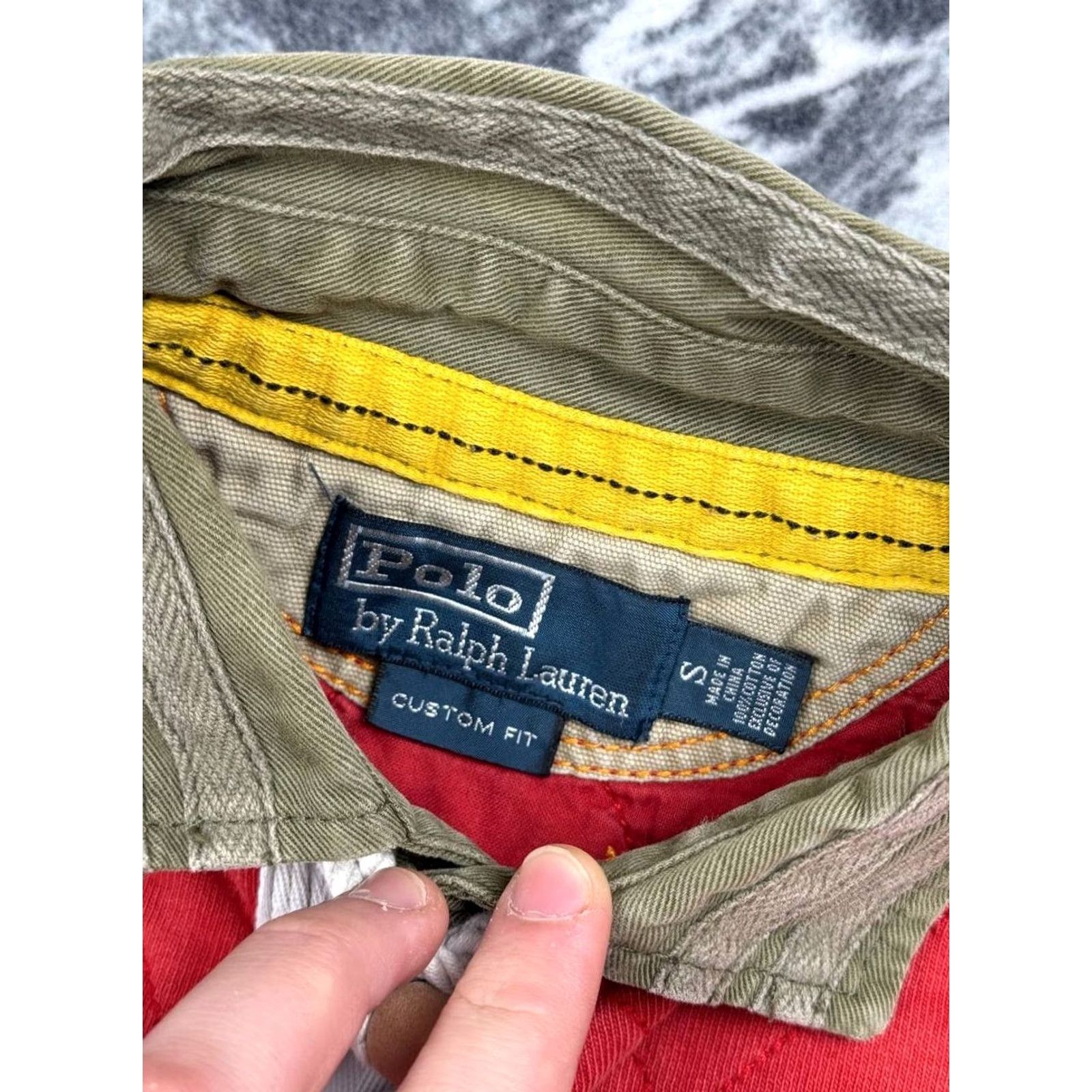 Polo Ralph Lauren Vintage Polo Ralph Lauren Shirt Mountain Expedition Rugby Patch Men Size S Red Size US S / EU 44-46 / 1 - 4 Thumbnail