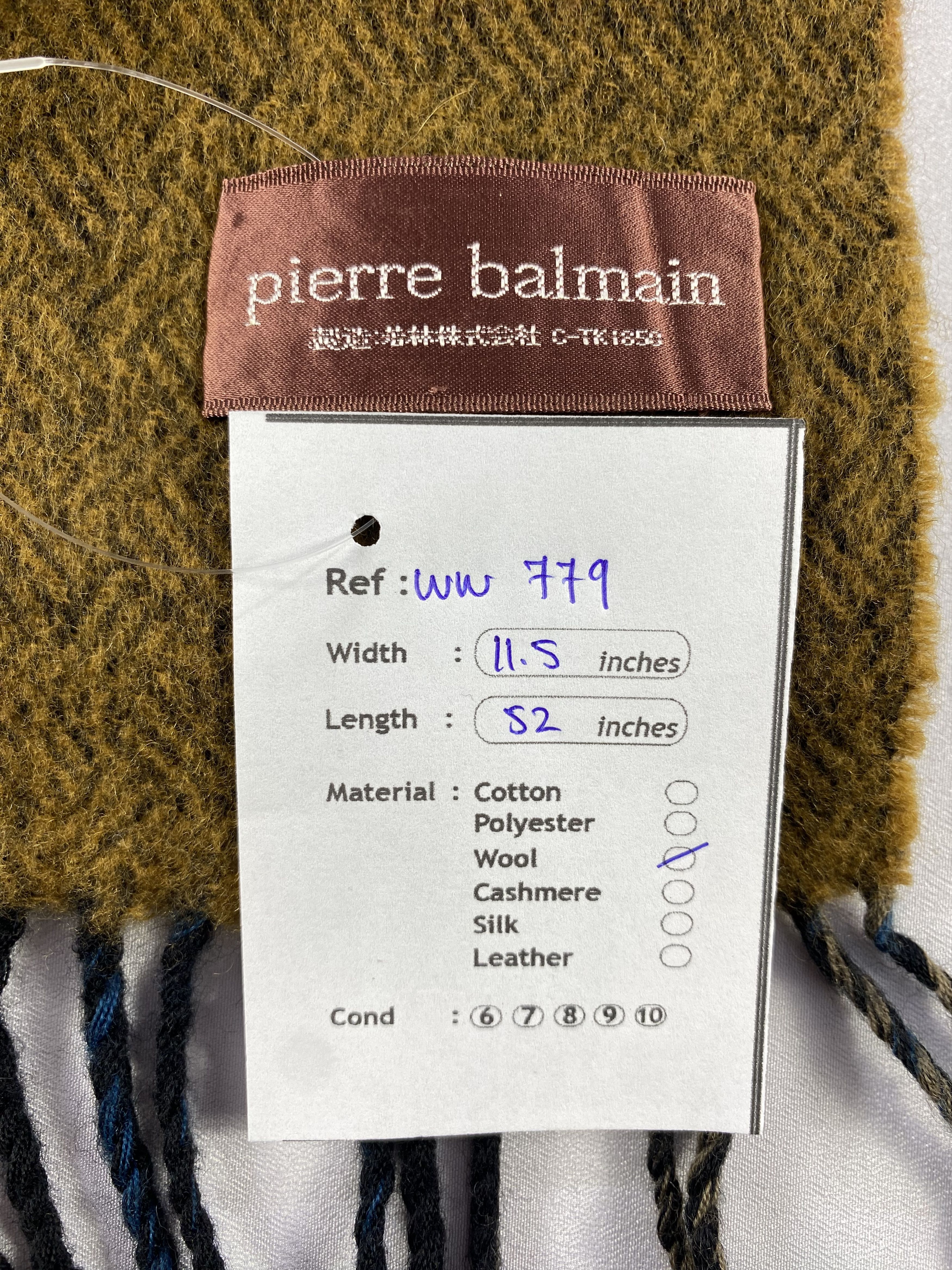 Pierre Balmain Pierre Balmain Scarf / Muffler / Neckwear - WW779 Size ONE SIZE - 6 Thumbnail