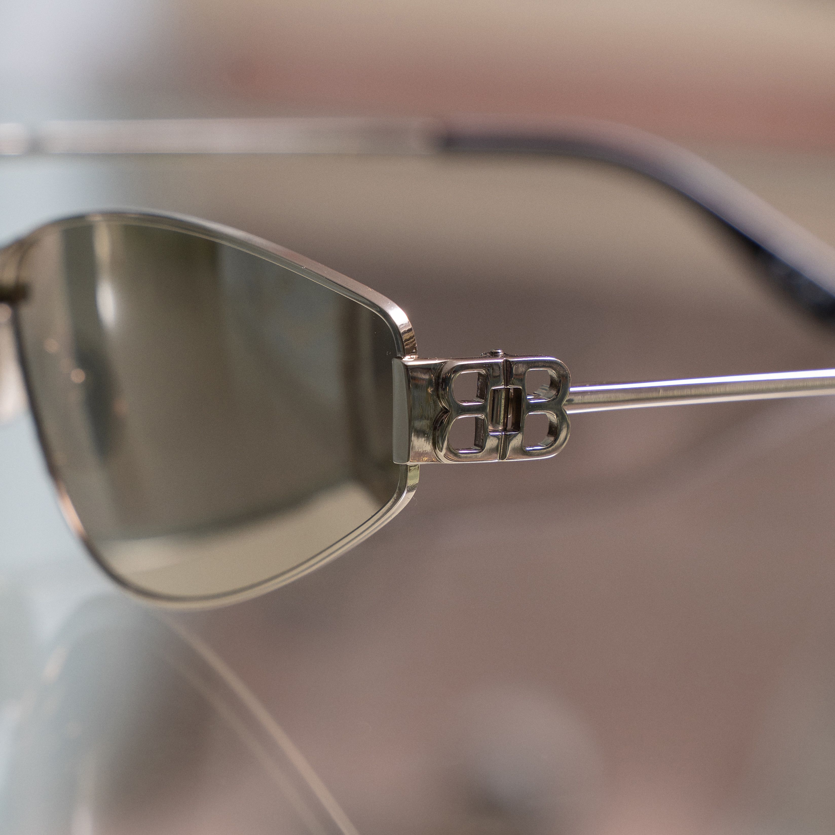 Balenciaga BALENCIAGA BB0335S 006 Sunglasses SILVER Size ONE SIZE - 2 Thumbnail