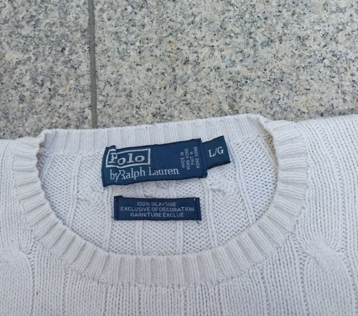 Polo Ralph Lauren Vintage Polo Ralph Lauren silk sweter Size US L / EU 52-54 / 3 - 5 Thumbnail