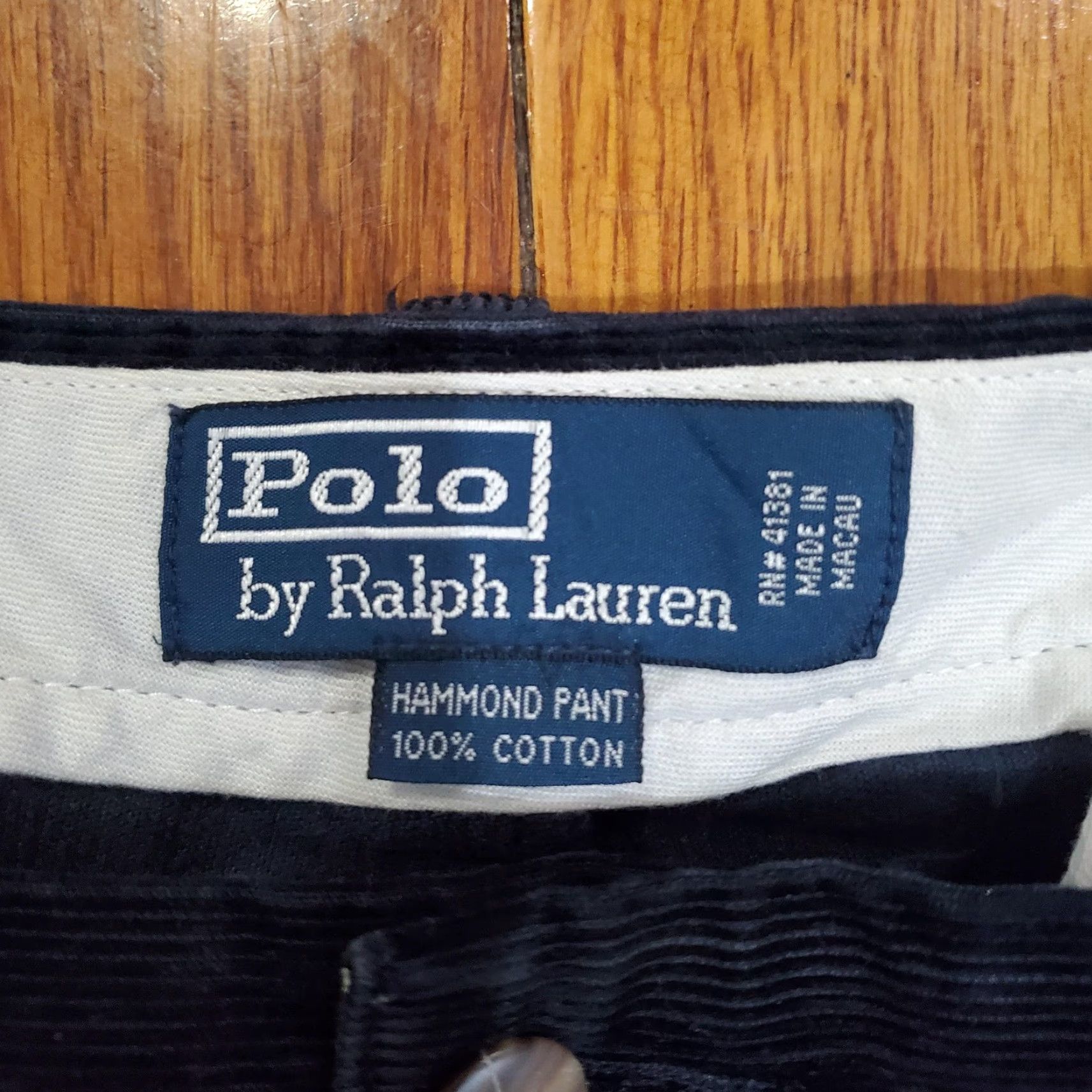 Polo Ralph Lauren Polo Ralph Lauren Pants Mens 36x30 Navy Blue Corduroy Classic Casual Hammond Size US XS / EU 42 / 0 - 5 Thumbnail