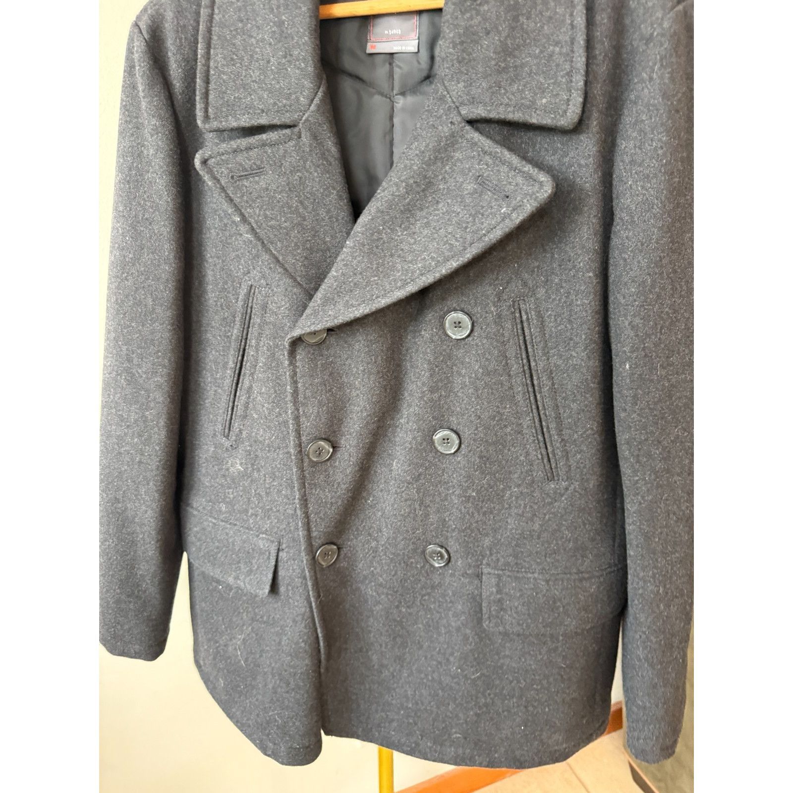 Gap GAP Gray Wool Peacoat Womens M Double Breasted Coat Classic Size XL / US 12-14 / IT 48-50 - 1 Thumbnail