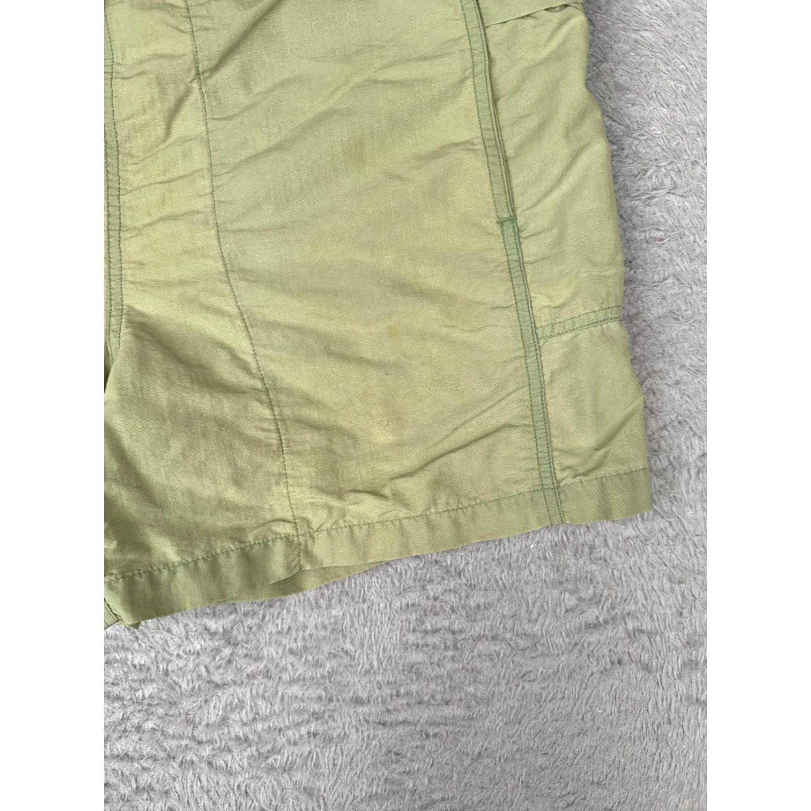 The North Face The North Face Cargo Shorts Womens Large Green Belted 5" Hiking Activewear Size 36" / US 14 / IT 50 - 2 Thumbnail