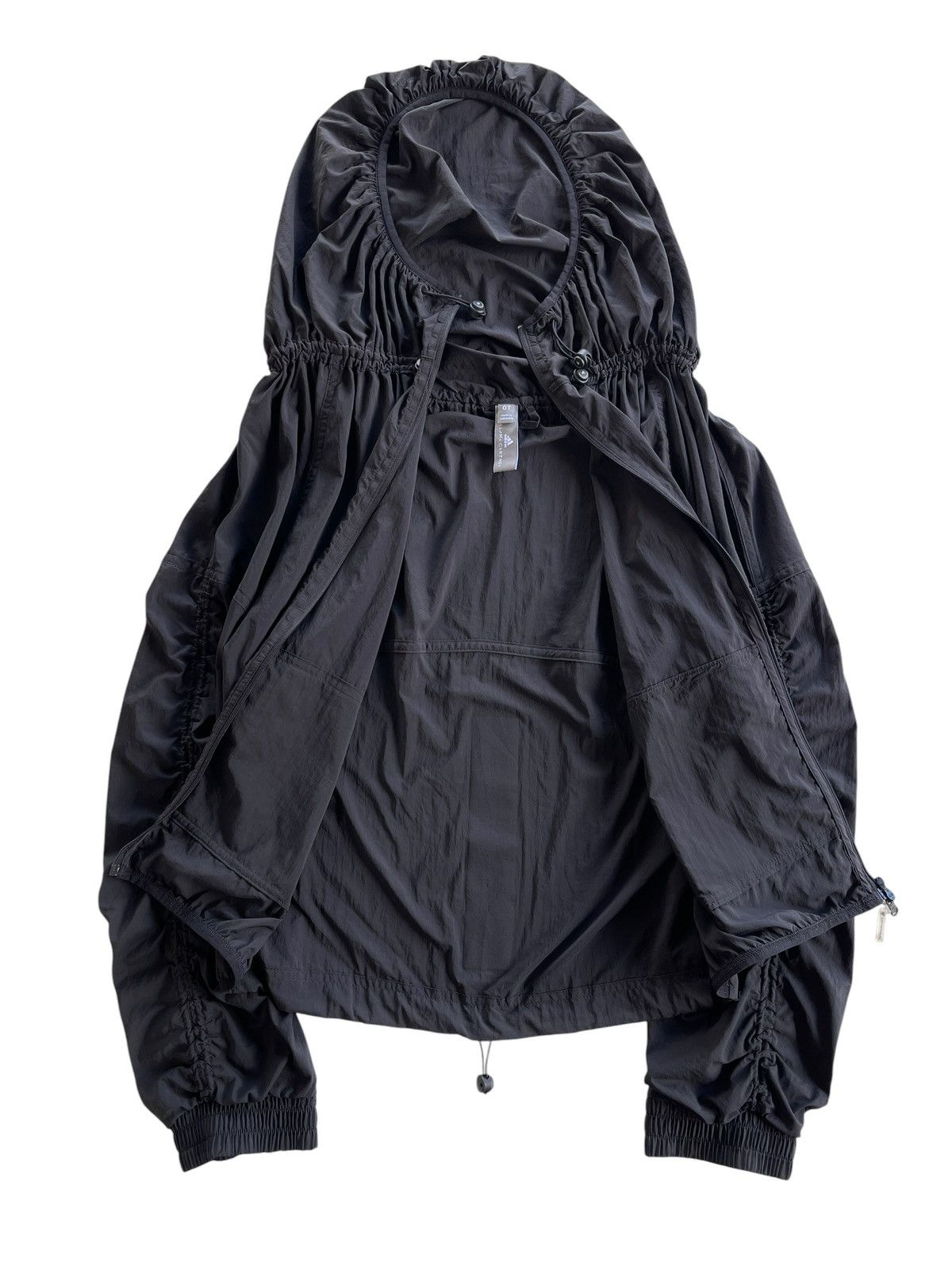Adidas × Stella McCartney Adidas X Stella Mccartney Shirred Hoodie Jacket Size M / US 6-8 / IT 42-44 - 2 Thumbnail