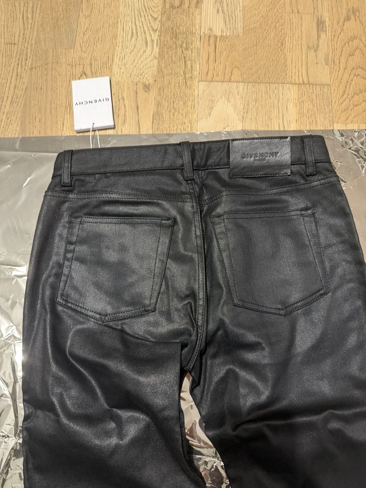 Givenchy Givenchy Coated Denim Skinny Fit Jeans Size US 31 - 2 Thumbnail
