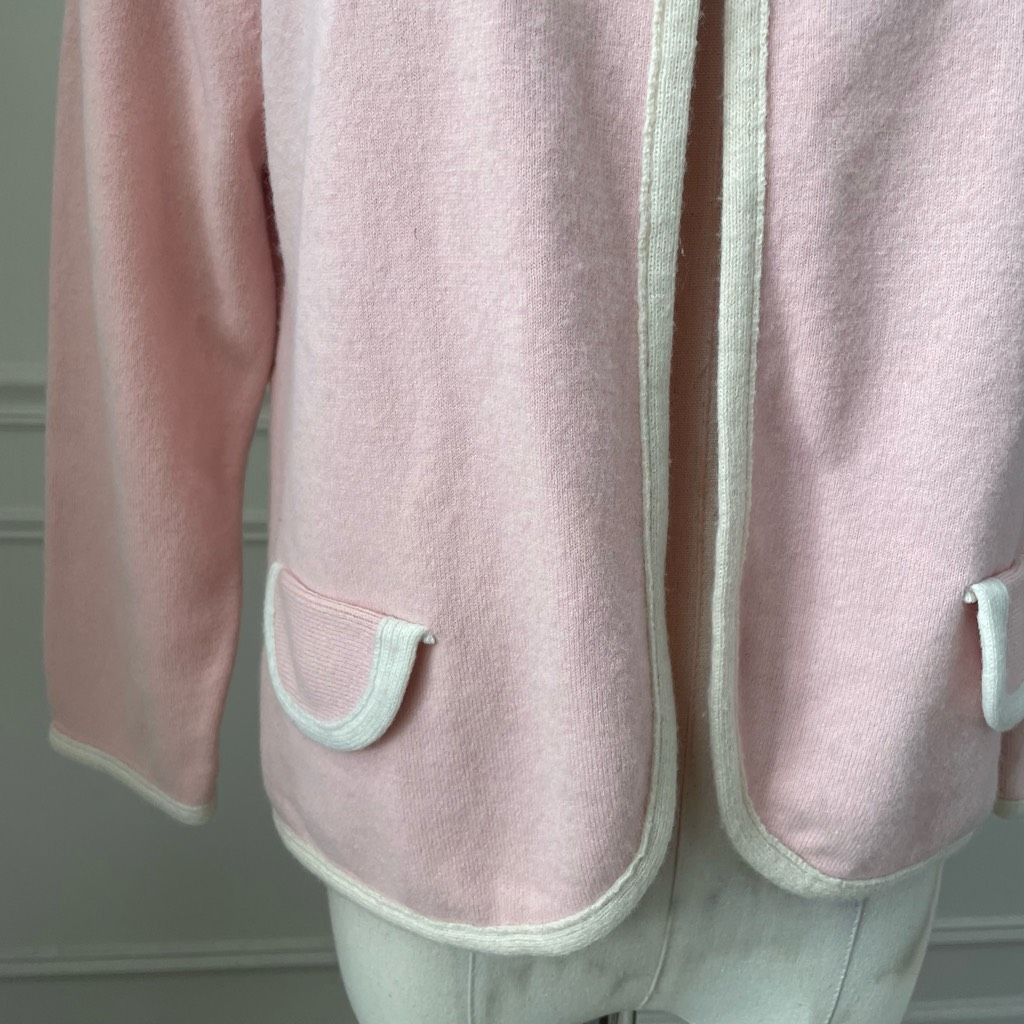 Vintage Vintage Pink Open From Cardigan Sweater Jacket S Size S / US 4 / IT 40 - 3 Thumbnail