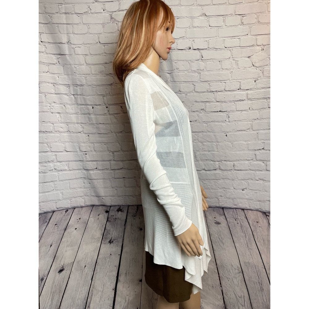 White + Warren White + Warren Open Front Rayon Cotton Cardigan Size S Size S / US 4 / IT 40 - 9 Thumbnail