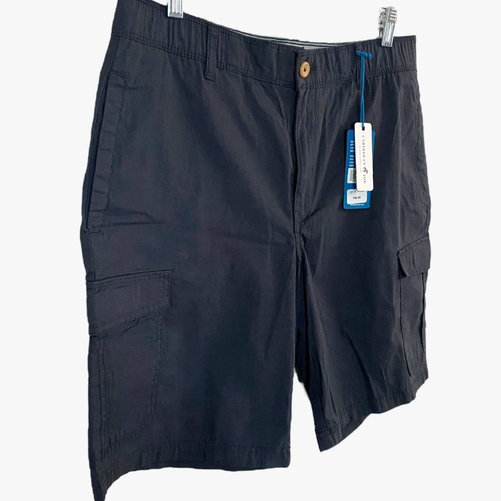 Vintage Caribbean Joe Cargo Shorts Gray Men's Size 32 Casual Comfort Travel Vacation New Size US 32 / EU 48 - 3 Thumbnail