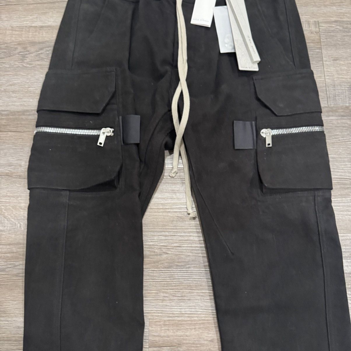 Rick Owens Rick Owens Mastodon Cargo Pants in Black Size US 38 / EU 54 - 4 Thumbnail