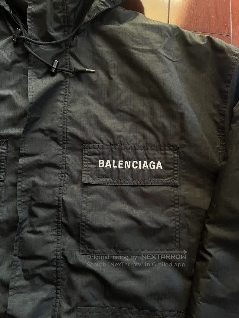 Balenciaga Balenciaga Black cotton padded coat Size US S / EU 44-46 / 1 - 3 Thumbnail