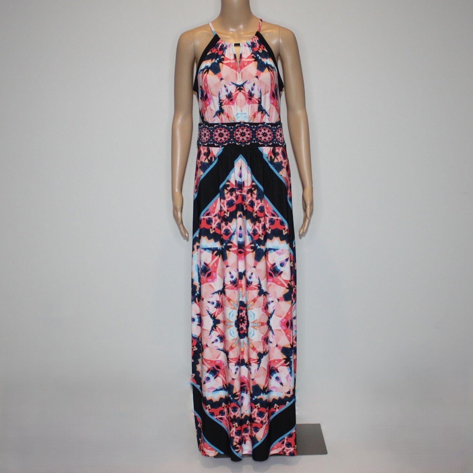 Other London Times Petite Techno Prism Print Maxi Dress $128 Size L / US 10 / IT 46 - 4 Thumbnail