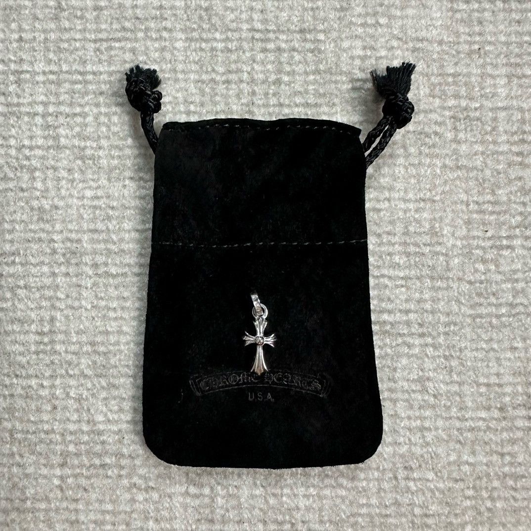 Chrome Hearts Chrome Hearts White Gold Babyfat with Pink Stone Size ONE SIZE - 6 Thumbnail