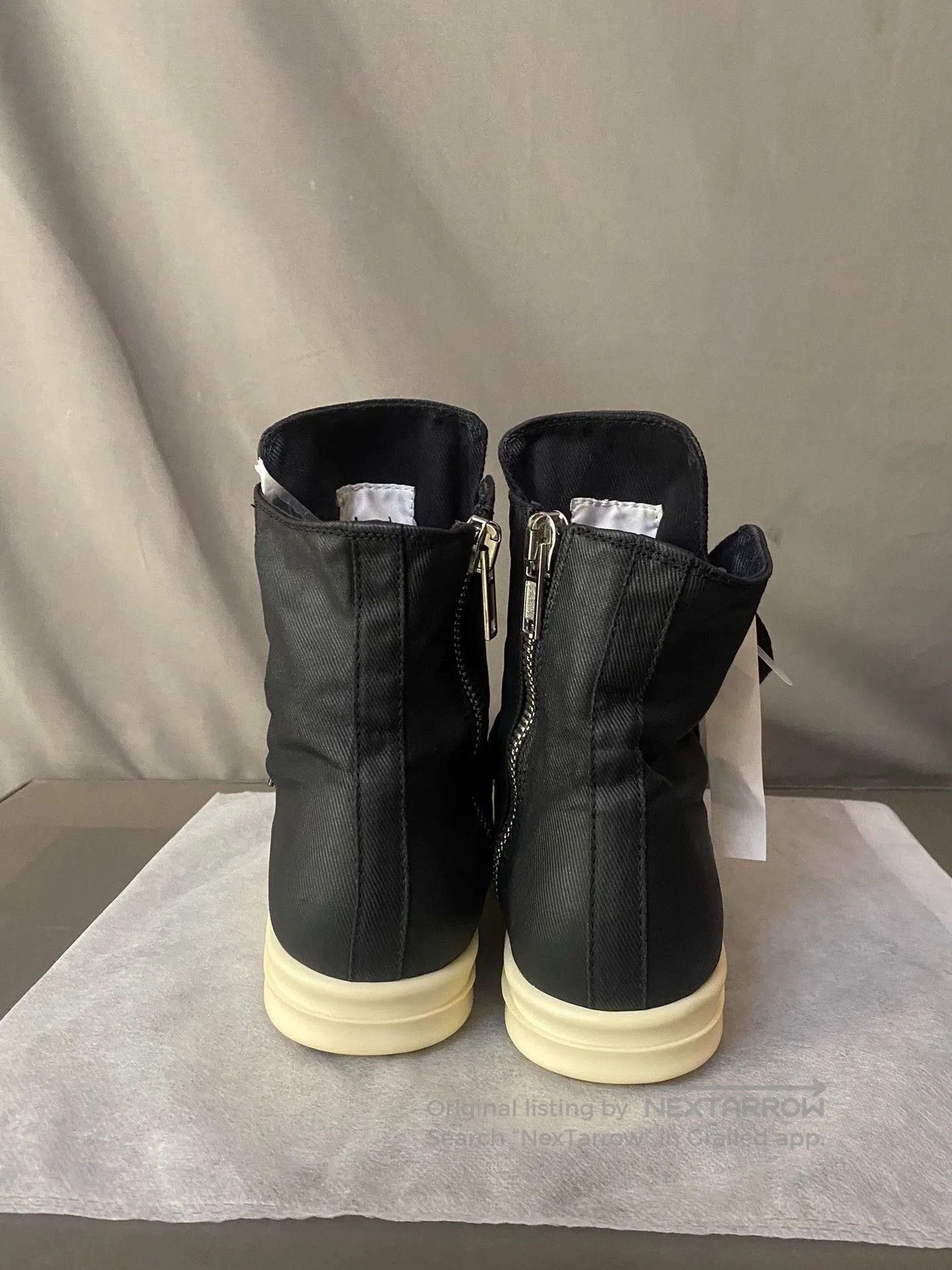 Rick Owens rick owens black high-top sneakers size 39. Size US 6 / EU 39 - 3 Thumbnail