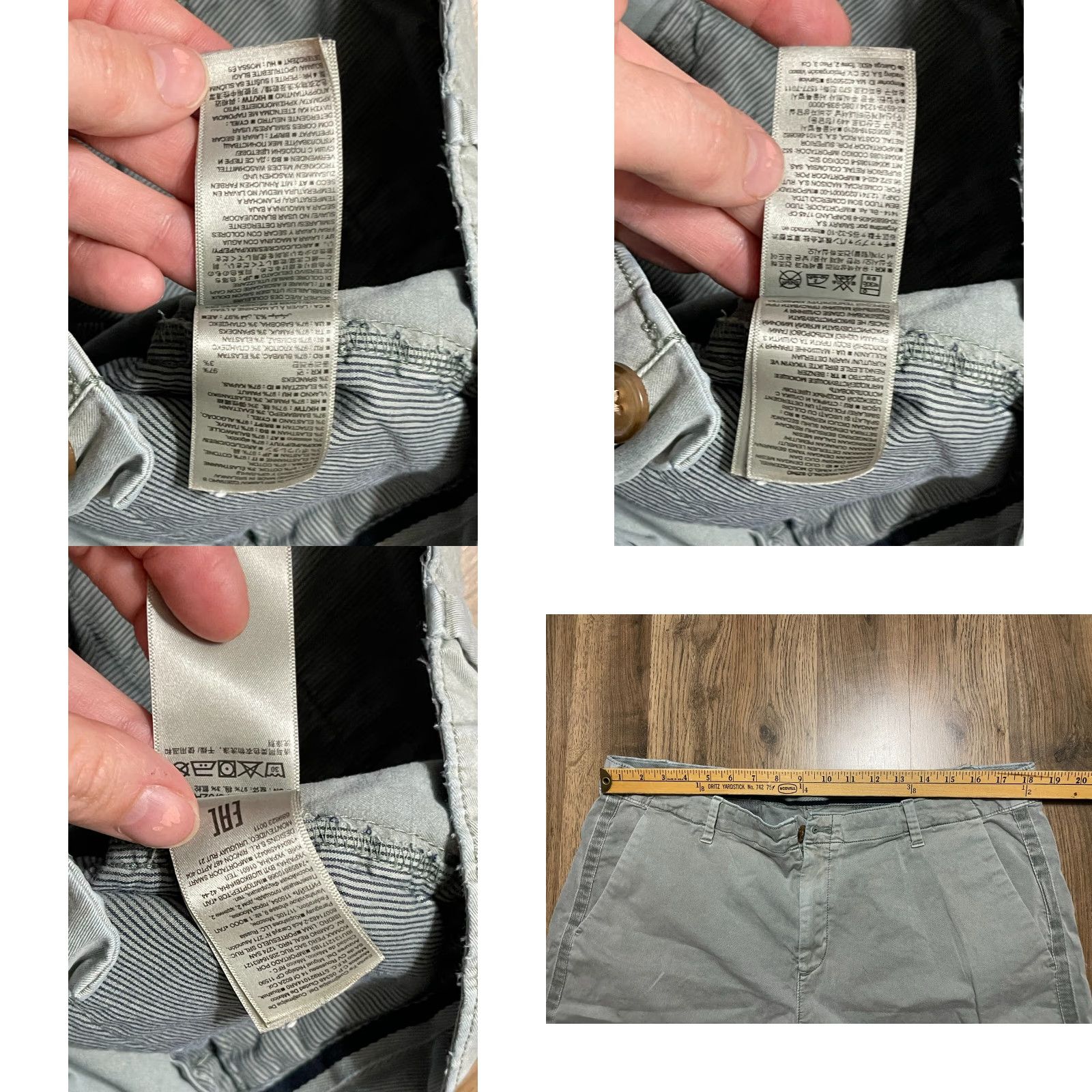 Gap GAP Shorts Women’s 18 Green Girlfriend Chino Short Pockets Casual Vintage? No — Use original words only. Size 40" / US 18 - 8 Thumbnail