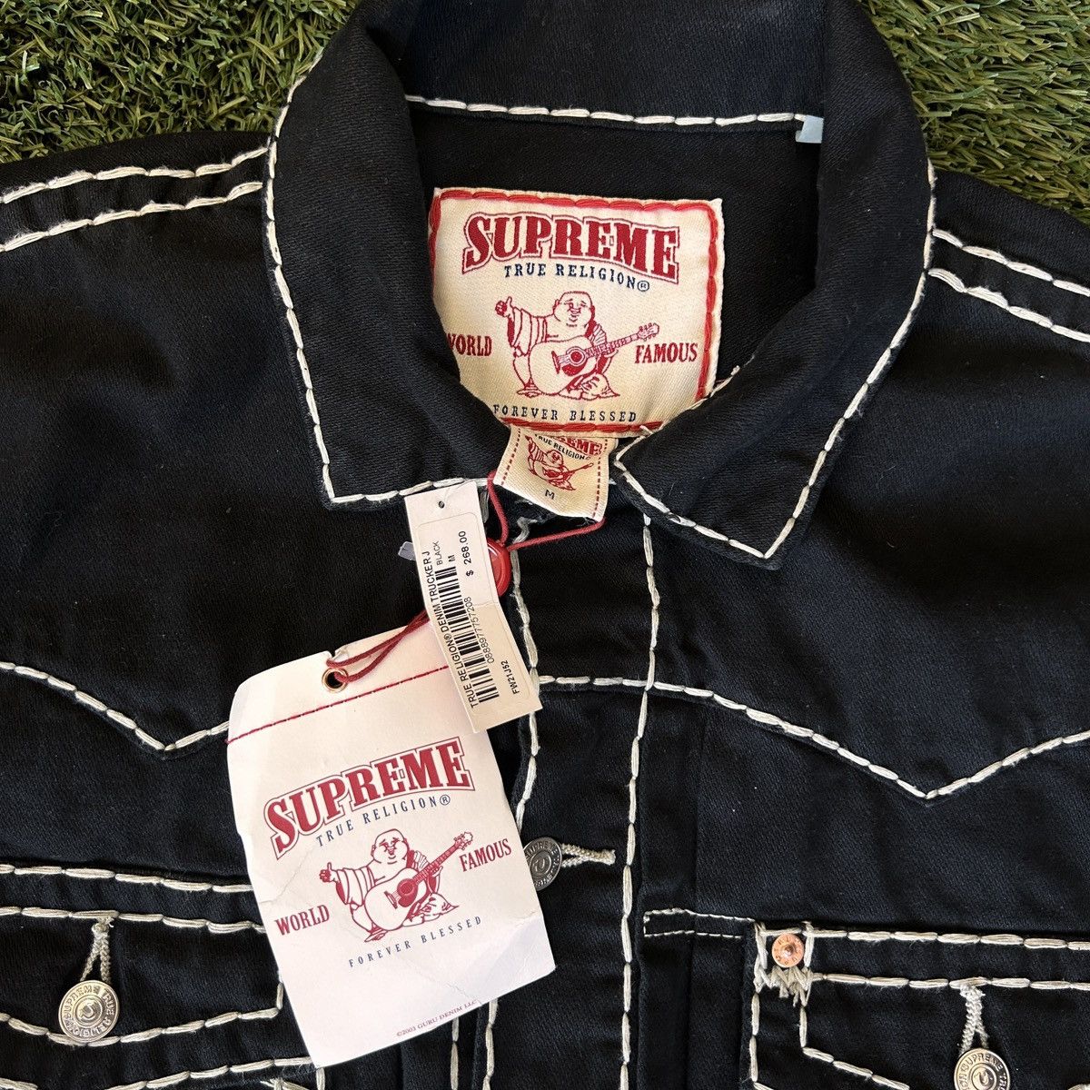 Supreme True Religion Denim Jscket | Grailed