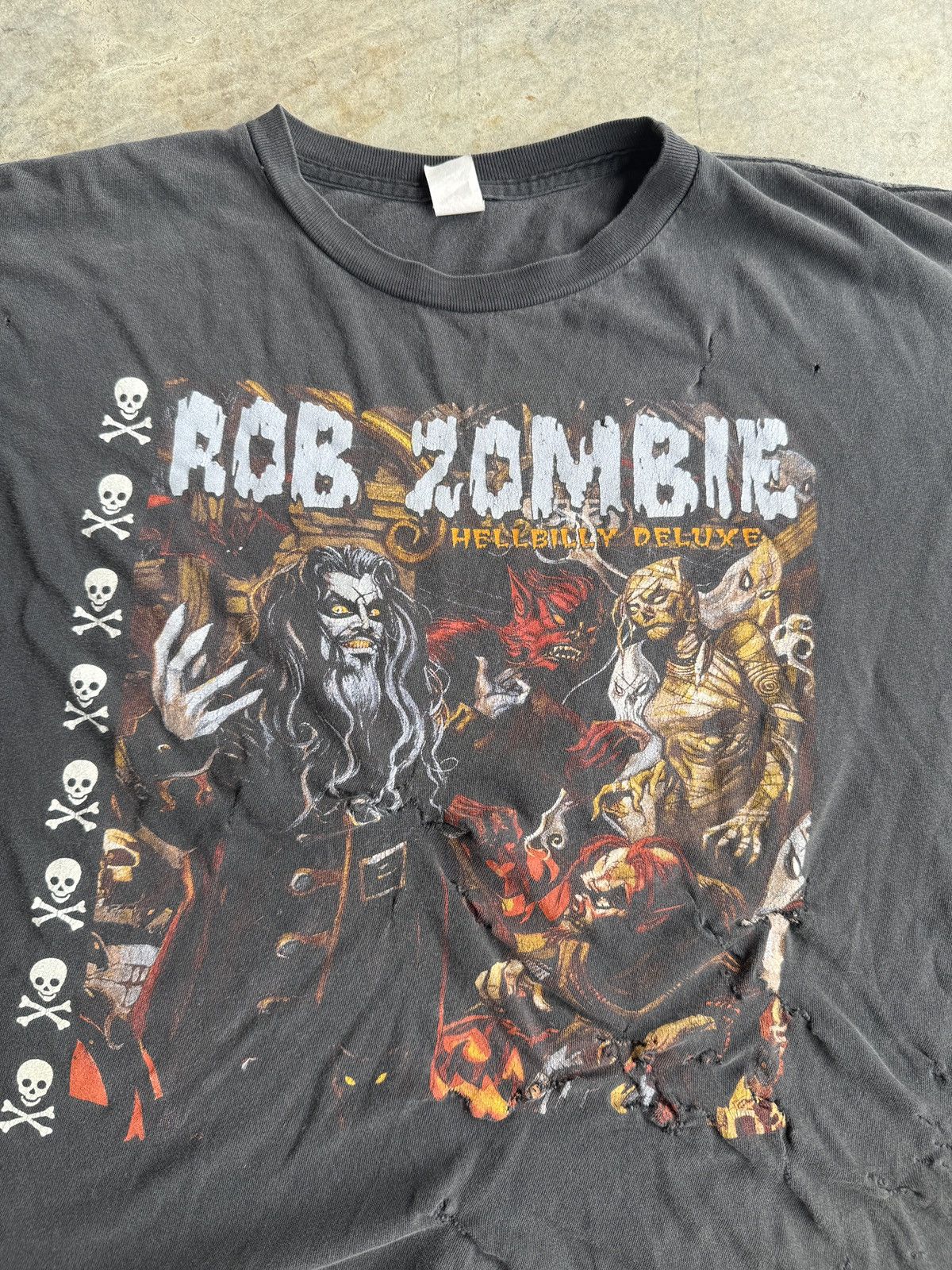 Band Tees × Vintage *RARE* 1998 90s VINTAGE ROB ZOMBIE HELLBILLY DELUXE TOUR Size US XL / EU 56 / 4 - 3 Thumbnail