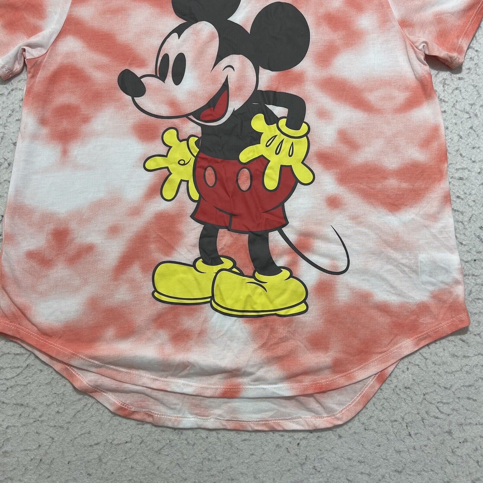 Disney Disney Mickey Mouse XXL Tee Pink Tie Dye Graphic T Shirt Size XXL / US 16-18 / IT 52-54 - 7 Thumbnail