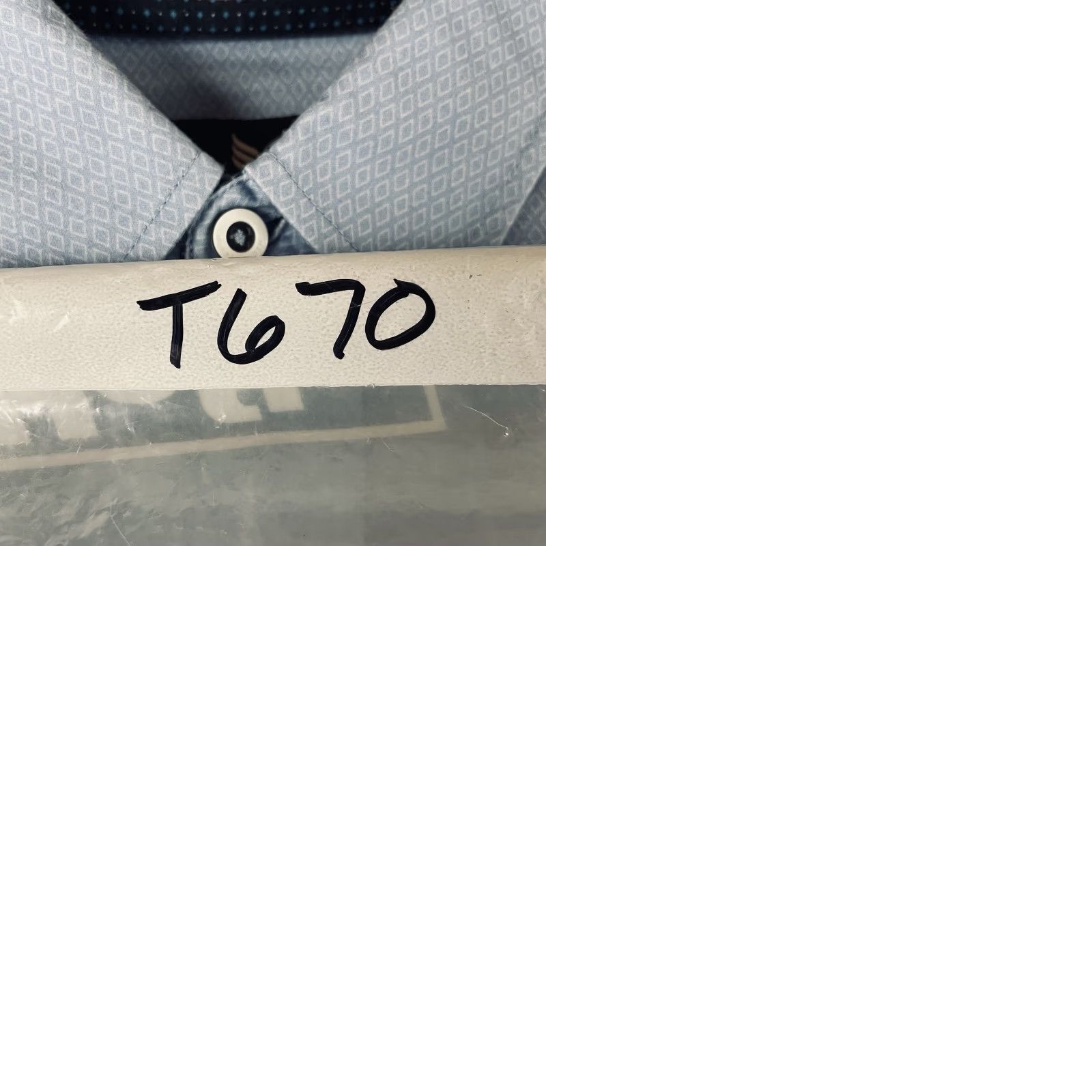 Buttero Butter Cloth Shirt Mens 3XL Blue Button Up Long Sleeve Cotton Button-Down Collared Regular Big & Tall Mens Shirt Size US XXL / EU 58 / 5 - 9 Thumbnail