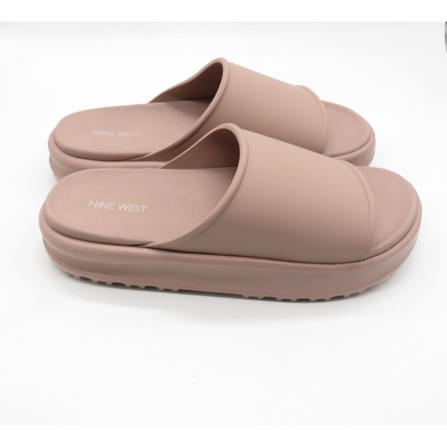 Nine West Nine West Women's Light Natural Sandals Cushioned Textured O Size US 10 / IT 40 - 1 Thumbnail