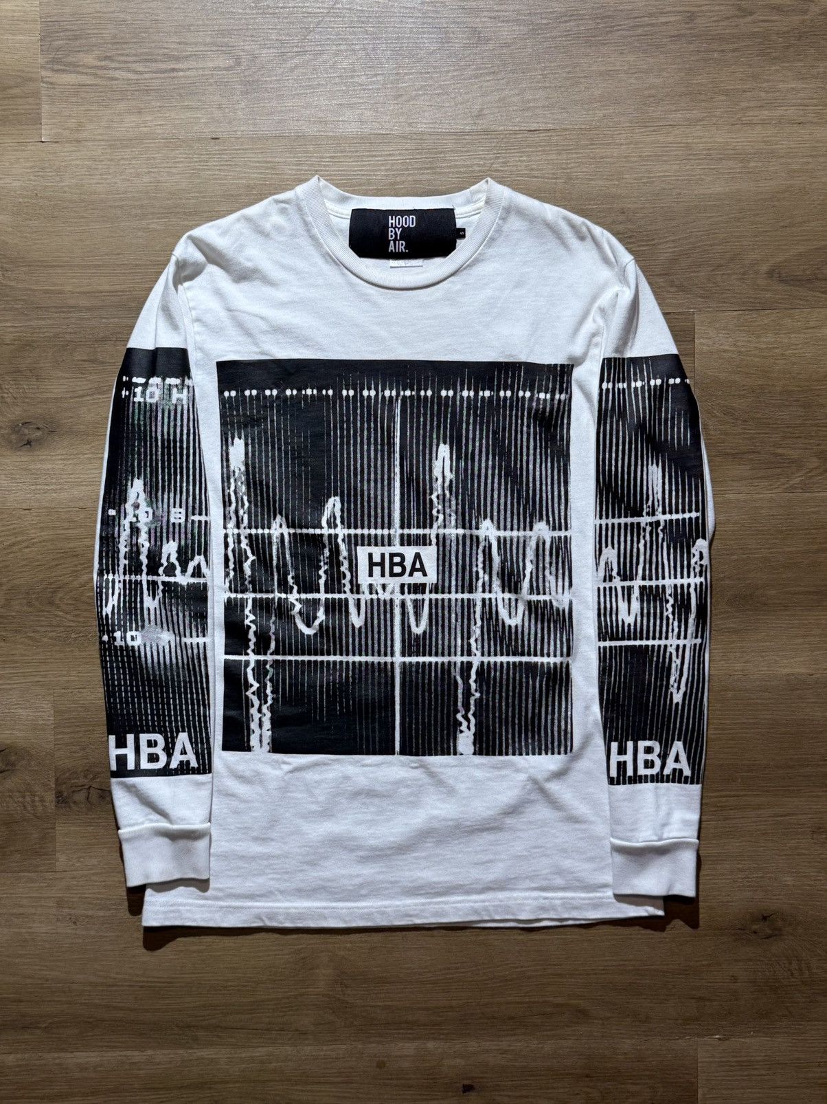Hood By Air X-Ray/Ultrasound/Heartbeat Longsleeve Tee