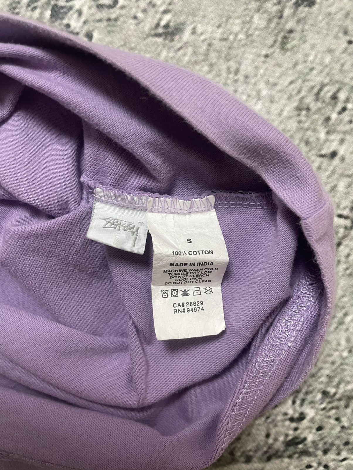 Stussy Stussy t-shirt violet vintage surf Size US S / EU 44-46 / 1 - 6 Thumbnail