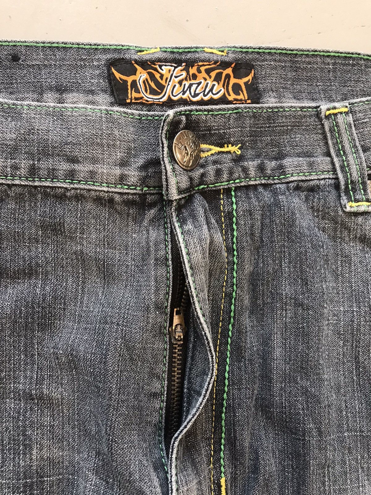 JNCO × Southpole × Vintage Vintage jinzu thread embroidered straight fit denim Size US 38 / EU 54 - 10 Thumbnail