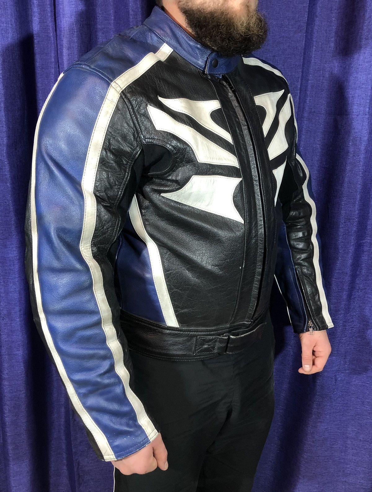Honda × Japanese Brand × Yamaha Japanese Brand Motorcycle leather jacket Racing Size US L / EU 52-54 / 3 - 1 Thumbnail