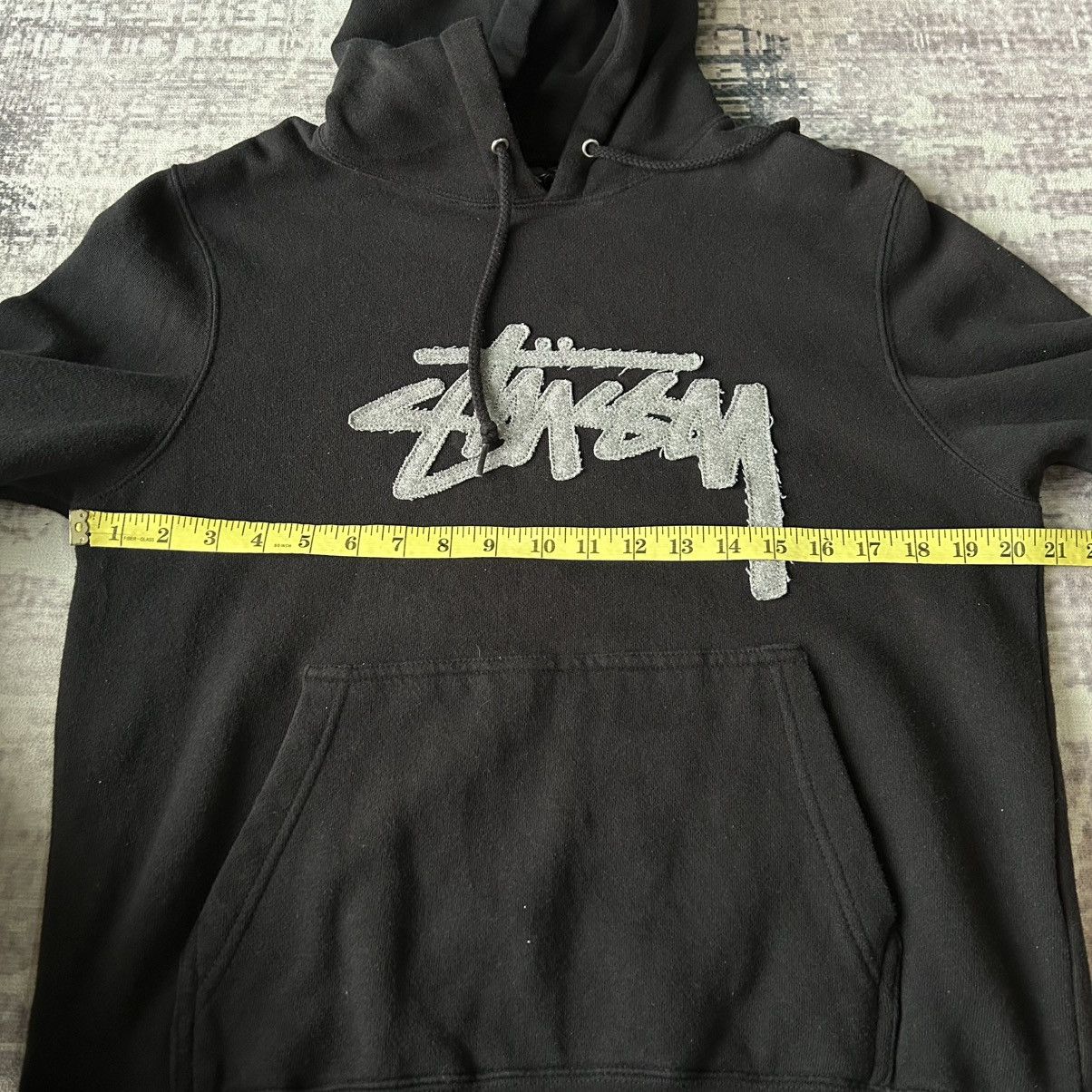 Stussy Stussy Black Embroidered Hoodie Size US S / EU 44-46 / 1 - 8 Thumbnail