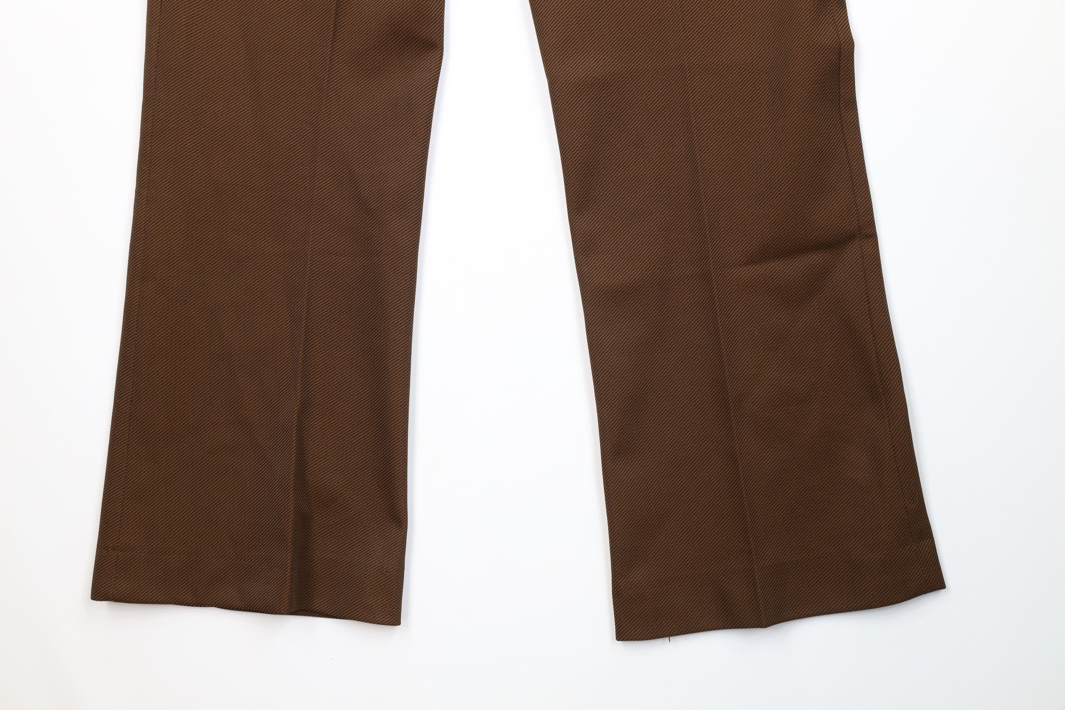 Vintage Vintage 70s Streetwear Bell Bottoms Chino Pants Brown USA Size US 38 / EU 54 - 10 Thumbnail