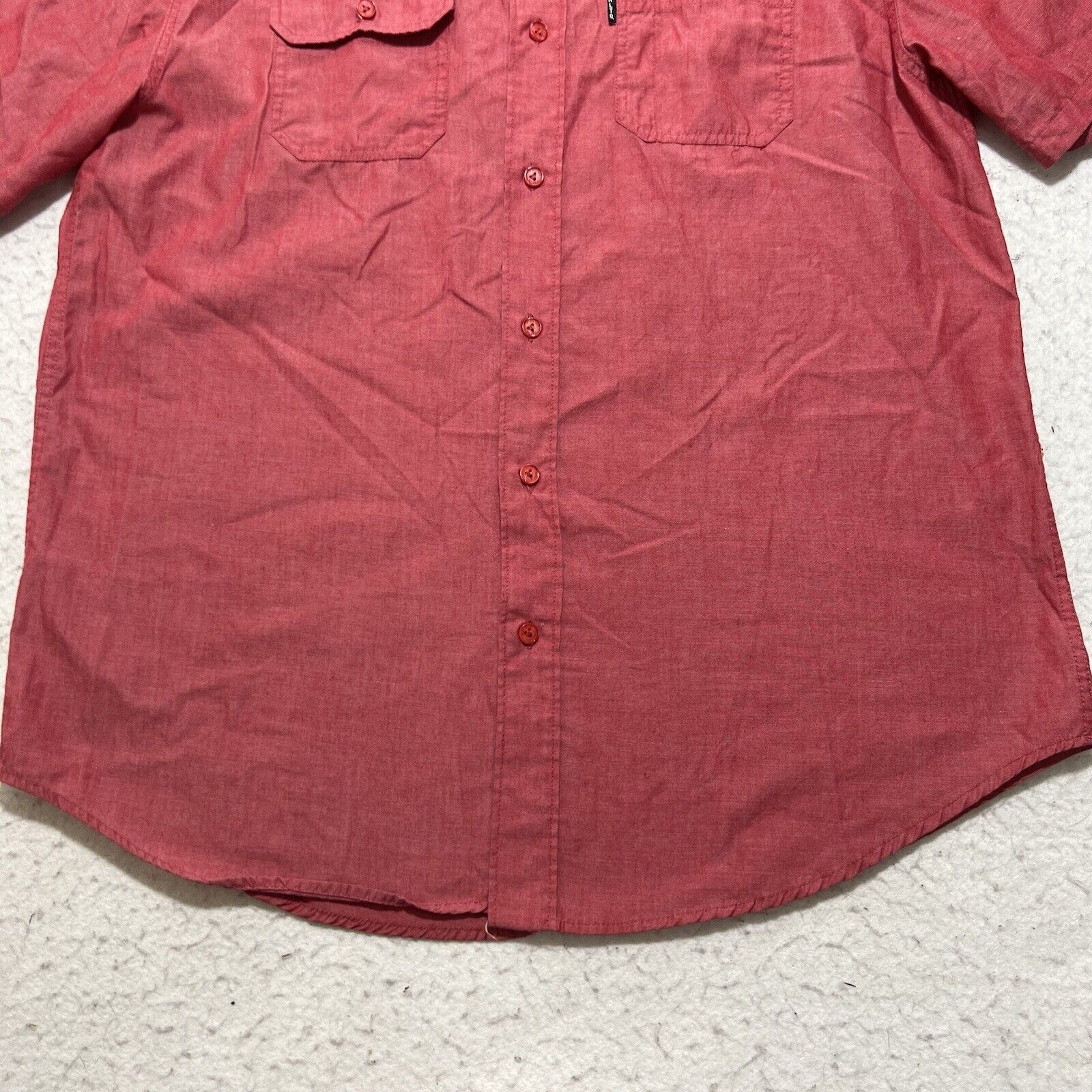Ecko Unltd. Ecko Unltd Large Button Down Light Red Pocket Shirt Size US L / EU 52-54 / 3 - 7 Thumbnail