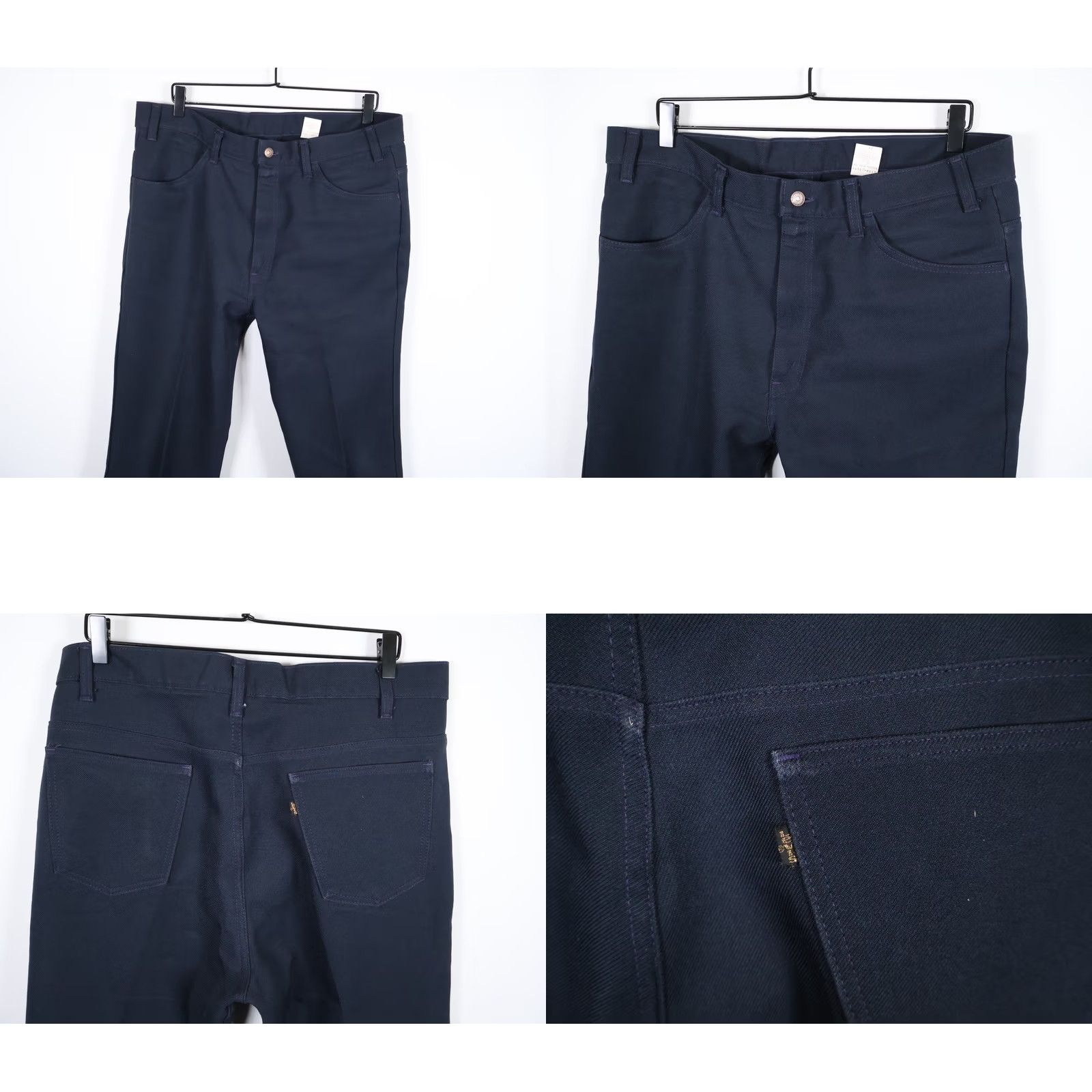 Levi's VINTAGE Levi'S Pants Mens 36 Blue 90s Bootcut Men Dark Polyester Slacks Scovill Size US 36 / EU 52 - 9 Thumbnail