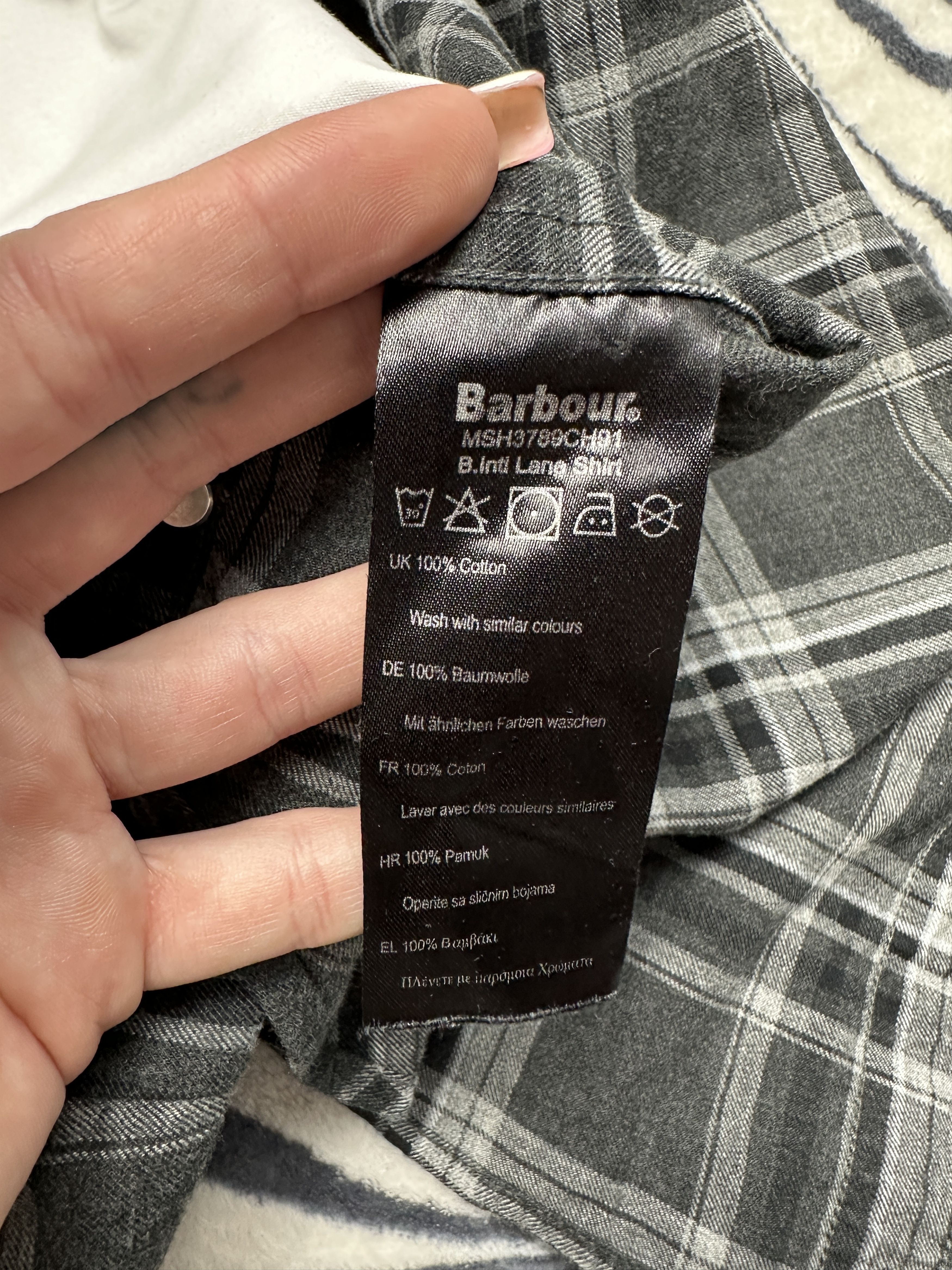 Barbour Barbour International Mens Flannel Plaid Shirt Size US M / EU 48-50 / 2 - 4 Thumbnail