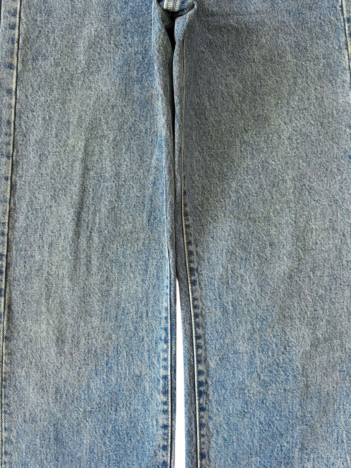 Levi's Vintage 80s Levis 501 Blue Wash Jeans Button 555 Size US 27 - 3 Thumbnail