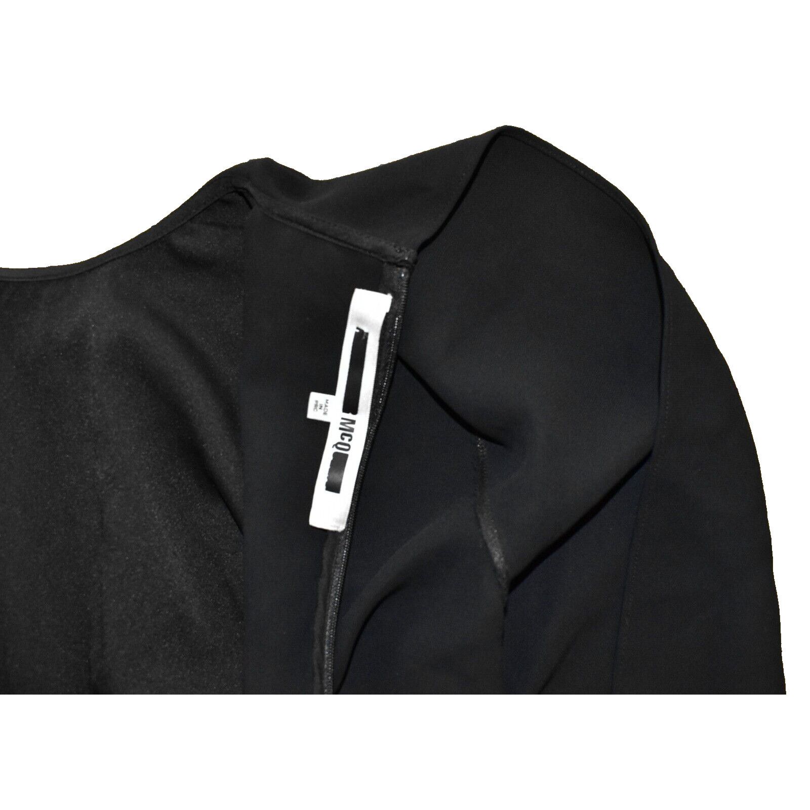 Alexander McQueen McQ ALEXANDER McQUEEN Front Slant Pockets Black Dress Sz 42 Size M / US 6-8 / IT 42-44 - 4 Thumbnail