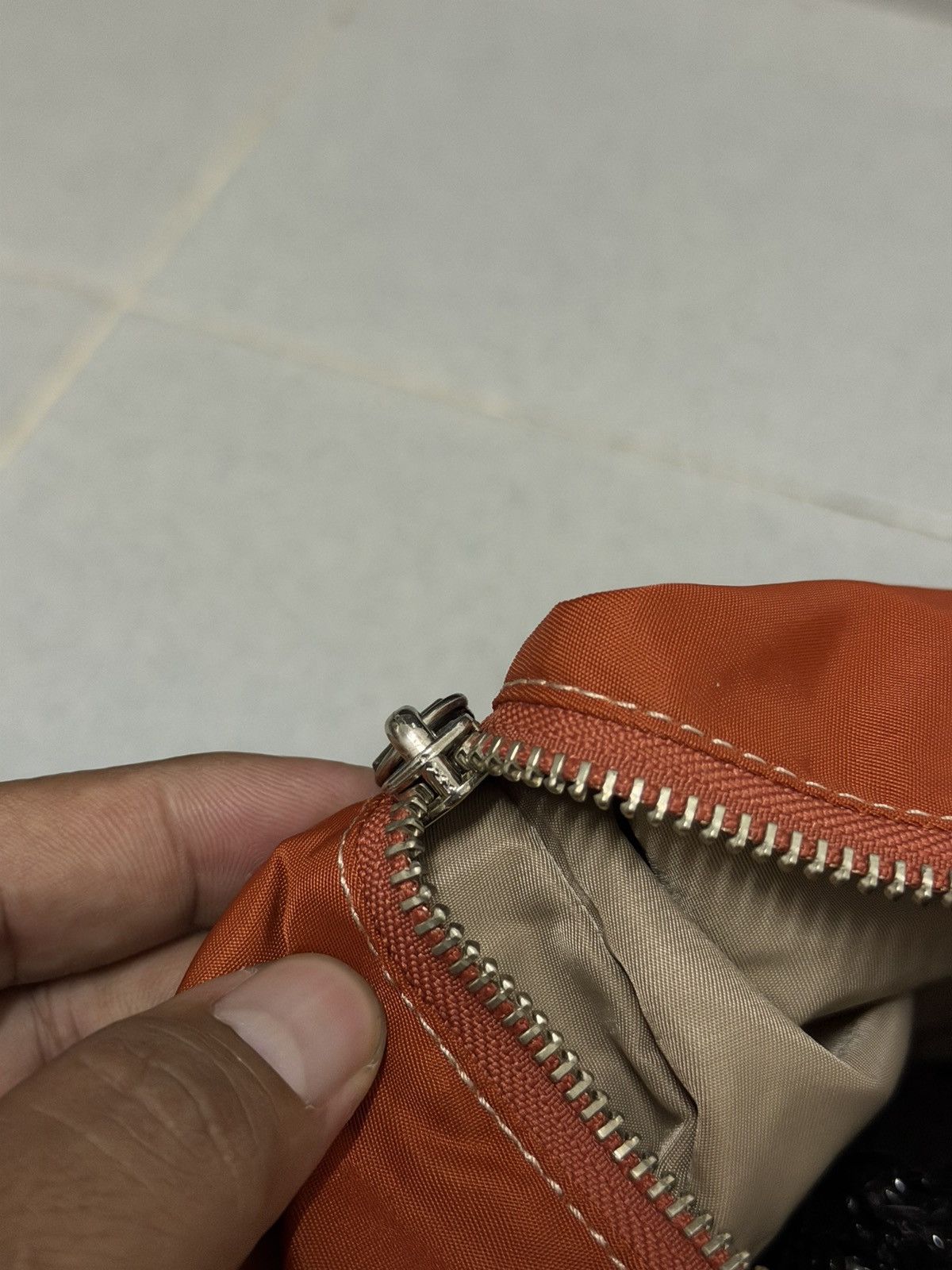Yohji Yamamoto Vintage Y’saccs Yohji Yamamoto Totebag Orange Size ONE SIZE - 7 Thumbnail