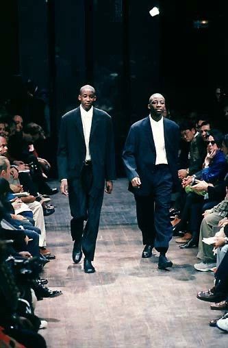 Yohji Yamamoto Yohji Yamamoto size s 98 SS double stitched wool suit 2501- Size 38R - 3 Thumbnail