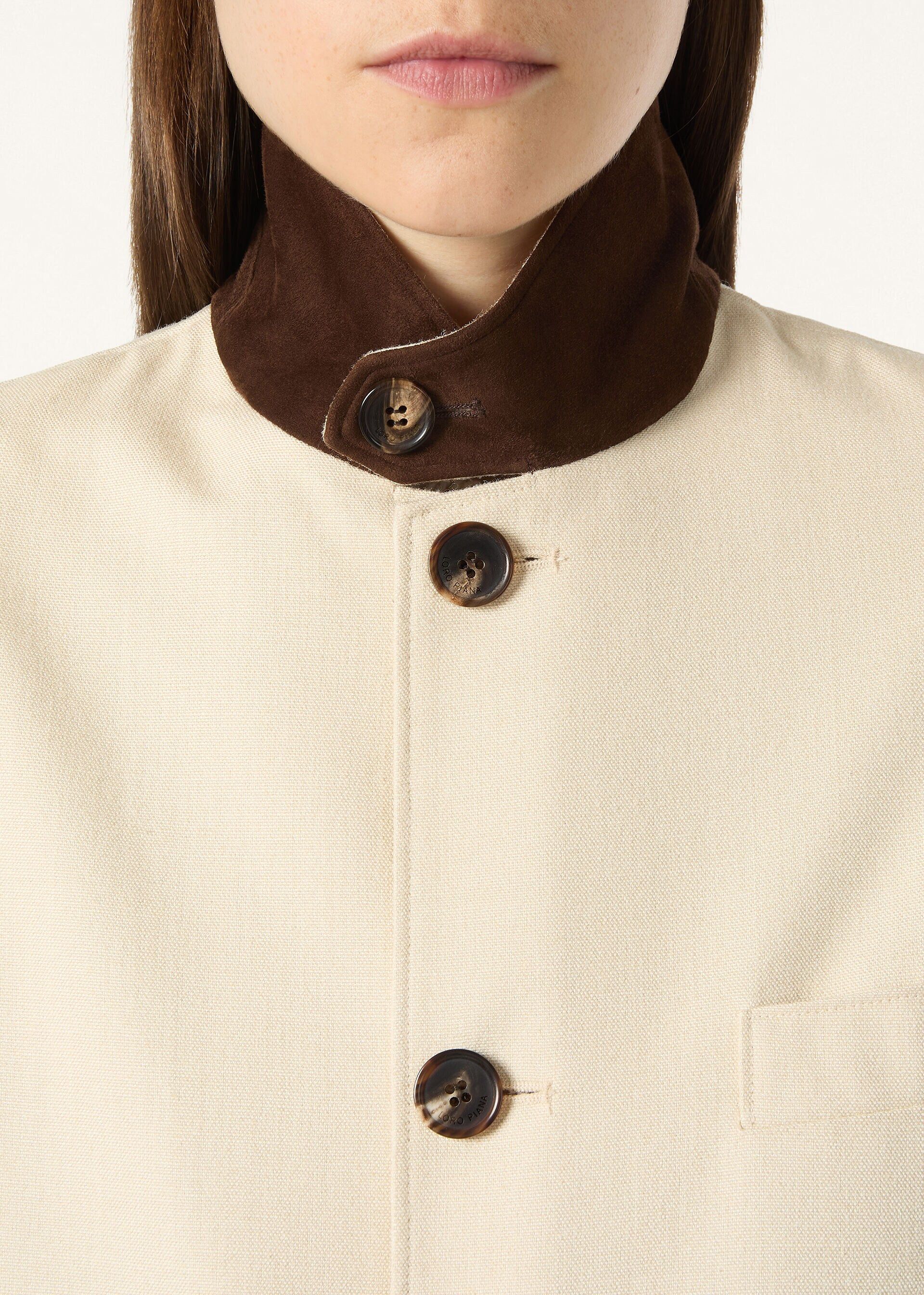 Loro Piana os11x0426 FAQ6870 Roadster Mini Jacket in Silent Armony Size M / US 6-8 / IT 42-44 - 5 Thumbnail