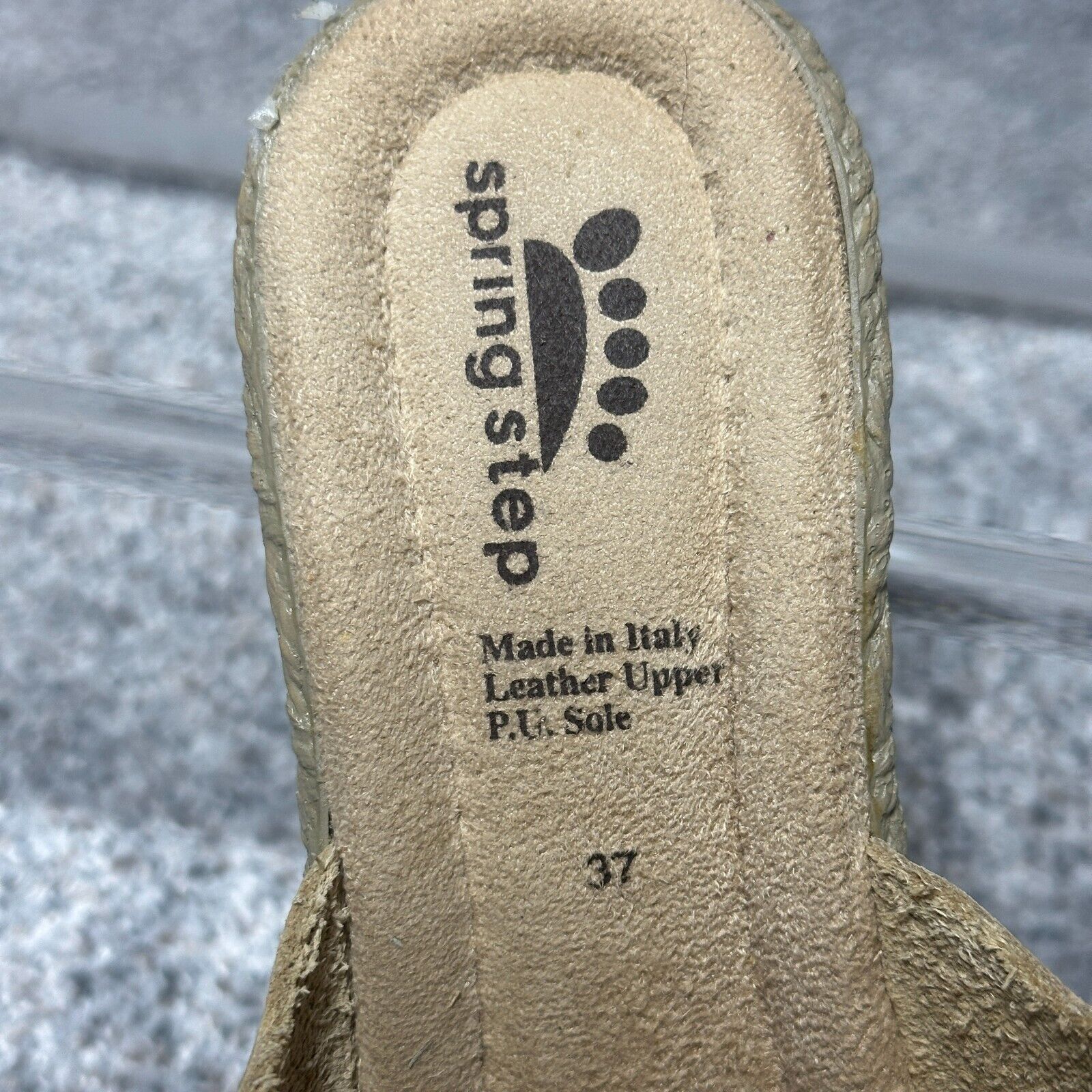 Other Spring Step Sandals Size 37 US 6.5-7 Leather Retro Laser Cut Size US 6.5 / IT 36.5 - 9 Thumbnail