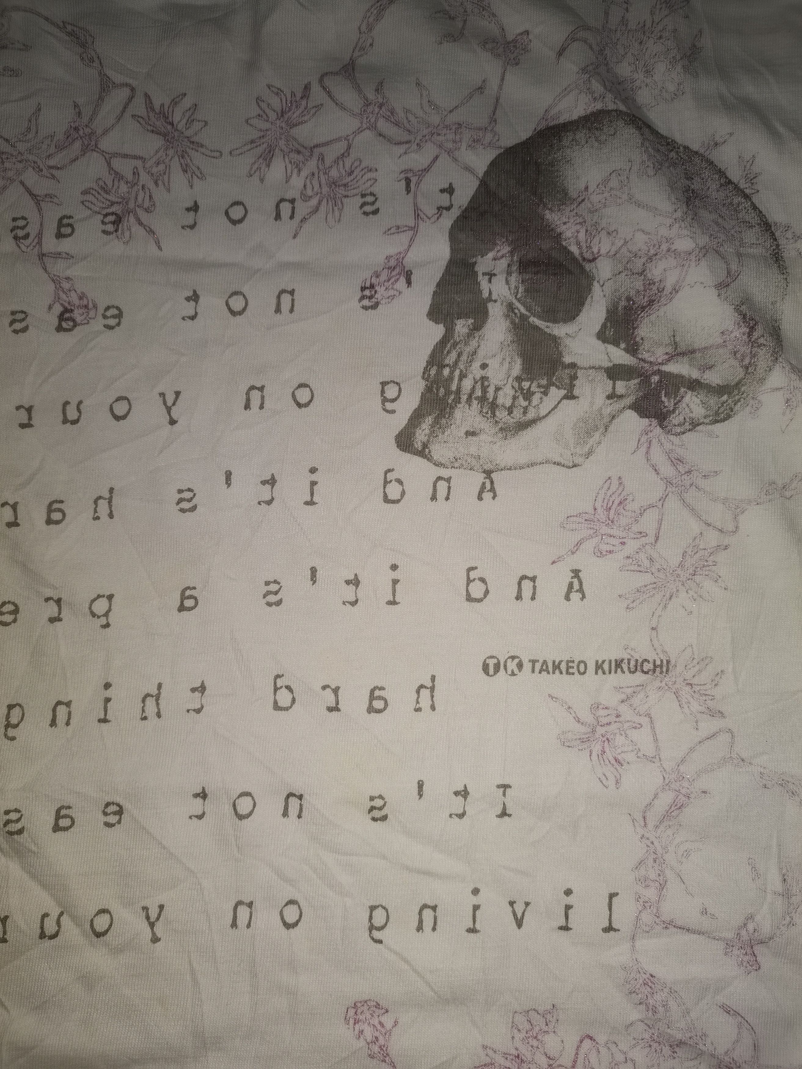 Japanese Brand × Takeo Kikuchi TAKEO KIKUCHI SKULL ART SHIRT Size US M / EU 48-50 / 2 - 5 Thumbnail