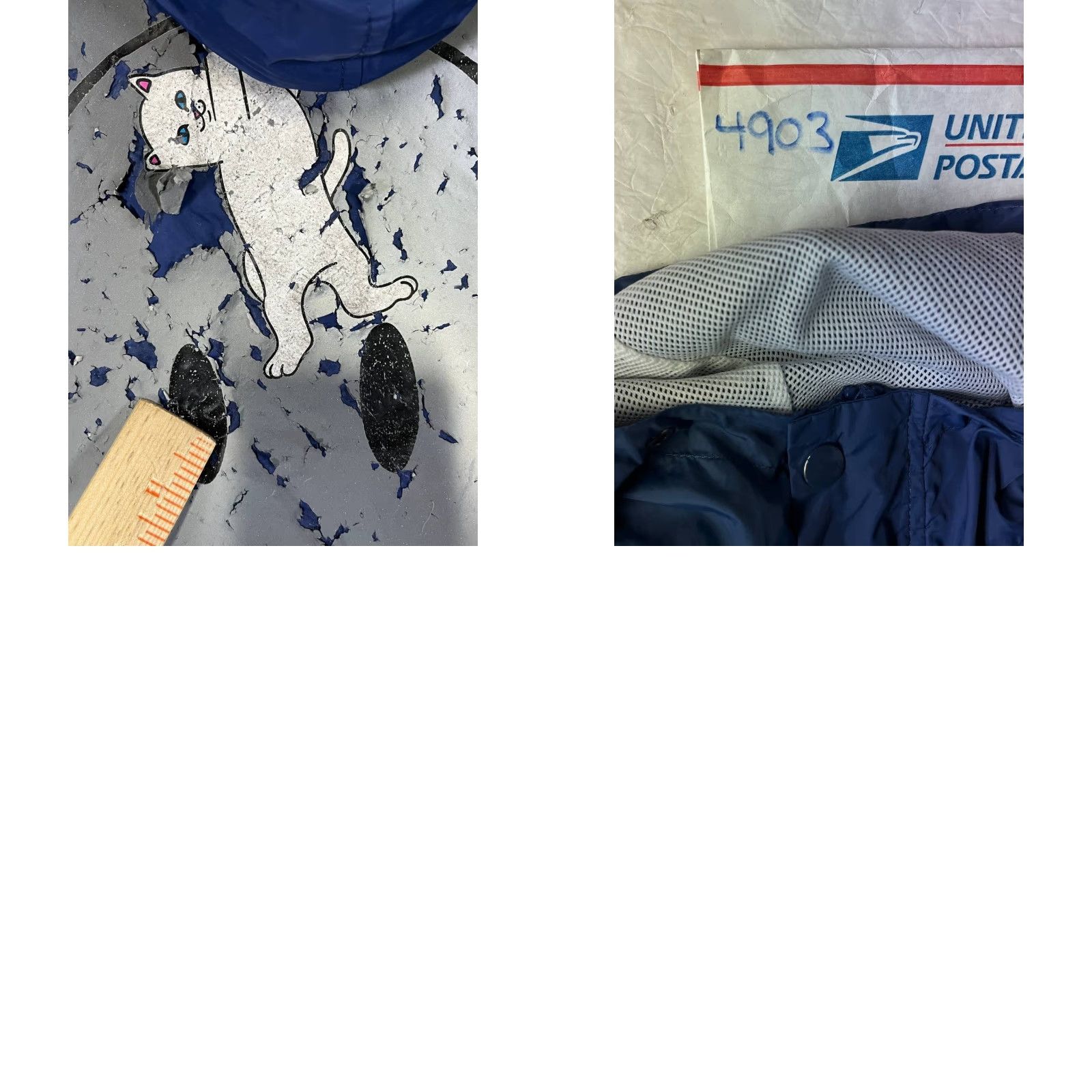 RIPNDIP RIPNDIP Mens Windbreaker Hooded Pullover Jacket Smiley Face Cat Size L See Pics Size US L / EU 52-54 / 3 - 10 Thumbnail