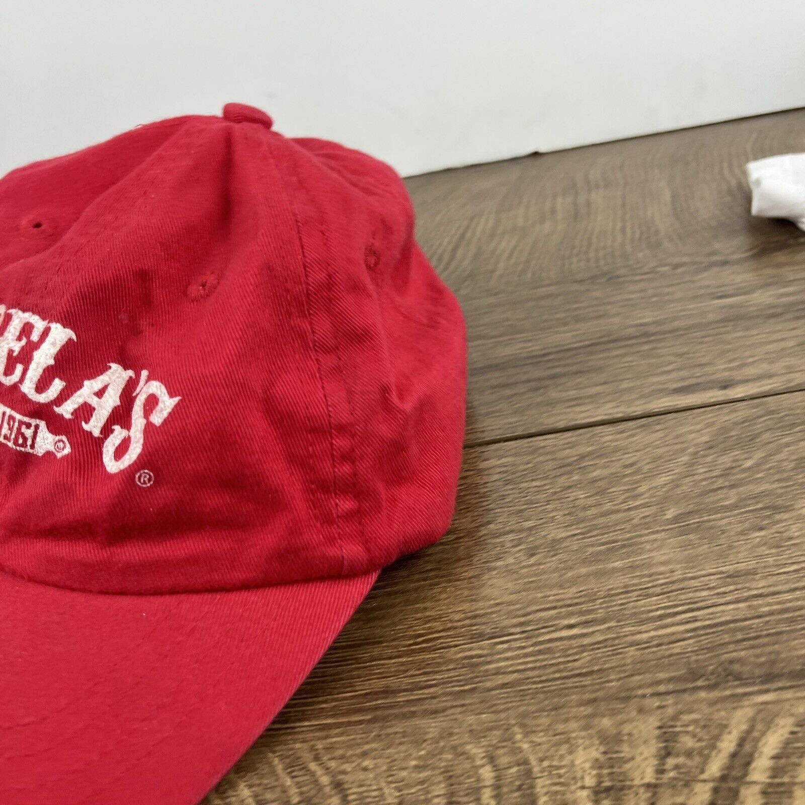 Other Cabela's Hat Cabelas Red Adjustable Hat Adult Size Hat Red C Size ONE SIZE - 7 Thumbnail