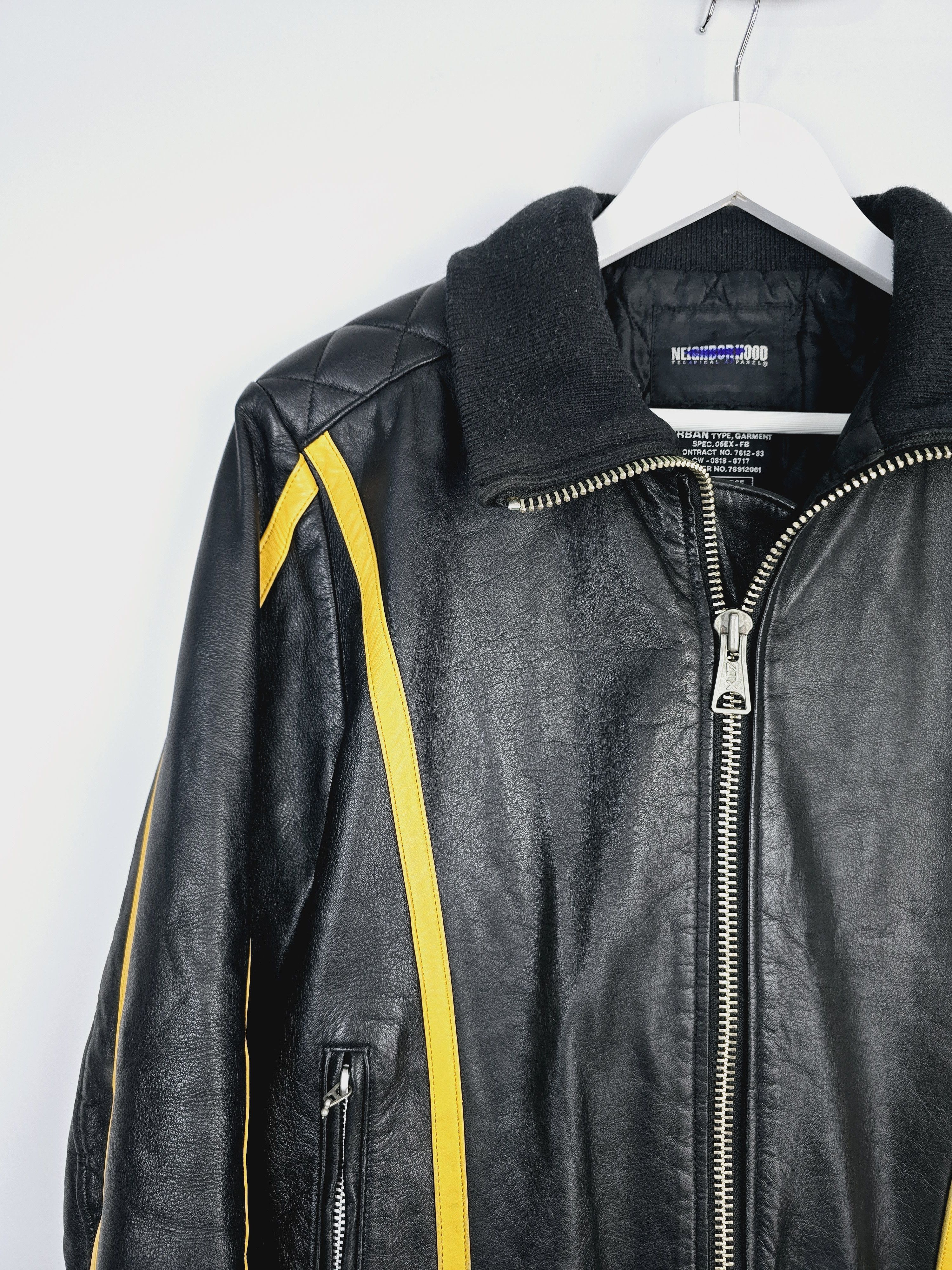 Neighborhood NEIGHBORHOOD Technical Leather Jacket Size US L / EU 52-54 / 3 - 4 Thumbnail