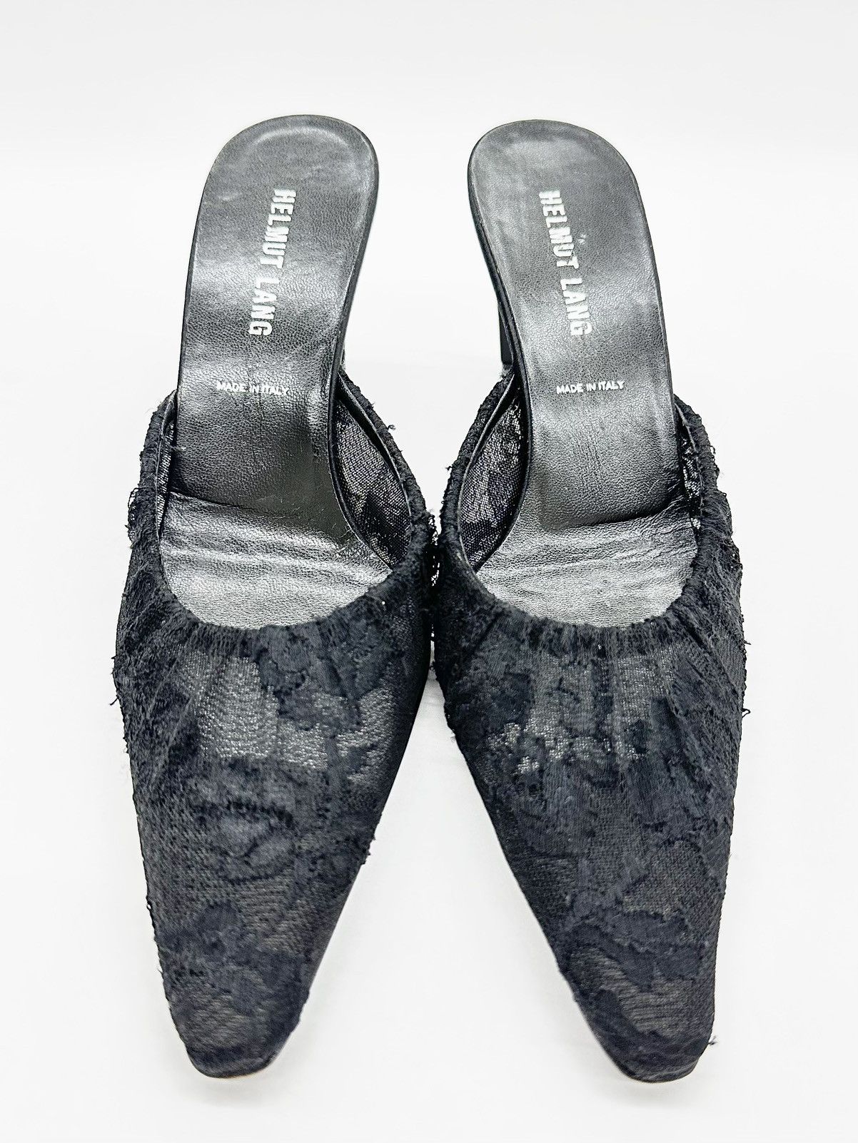Helmut Lang Helmut Lang Black Laced Mules 2001 AW Size US 9 / IT 39 - 1 Thumbnail