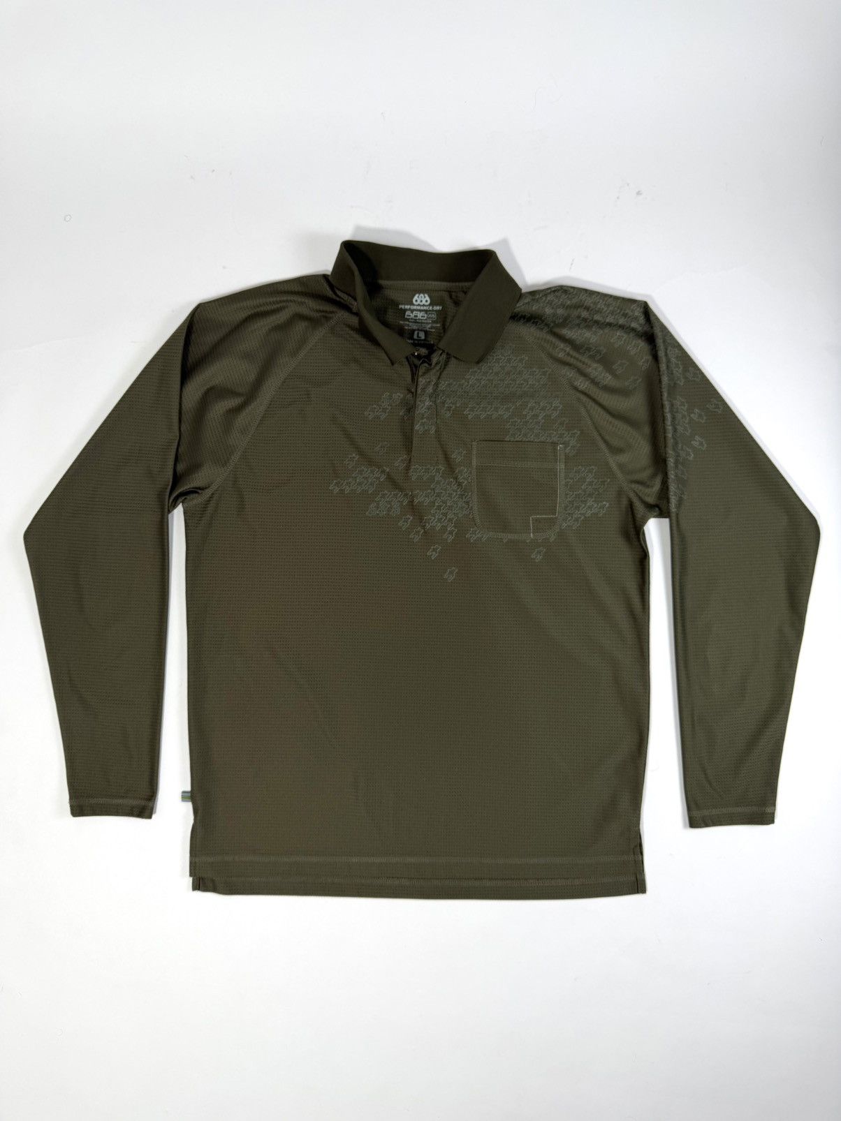 686 686 Printed Polo Long Sleeve Size US L / EU 52-54 / 3 - 1 Thumbnail