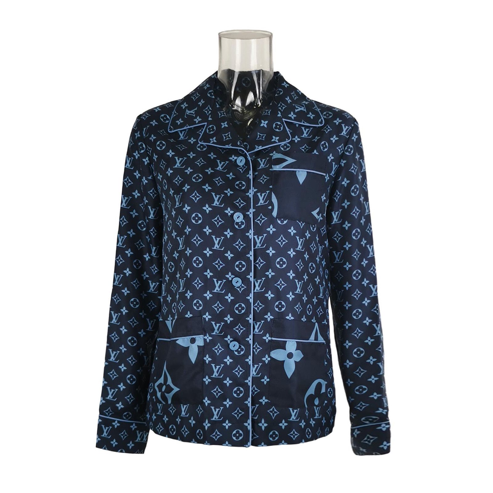 Louis Vuitton Louis Vuitton Monogram Silk Button Up Size 36 Size XS / US 0-2 / IT 36-38 - 1 Thumbnail