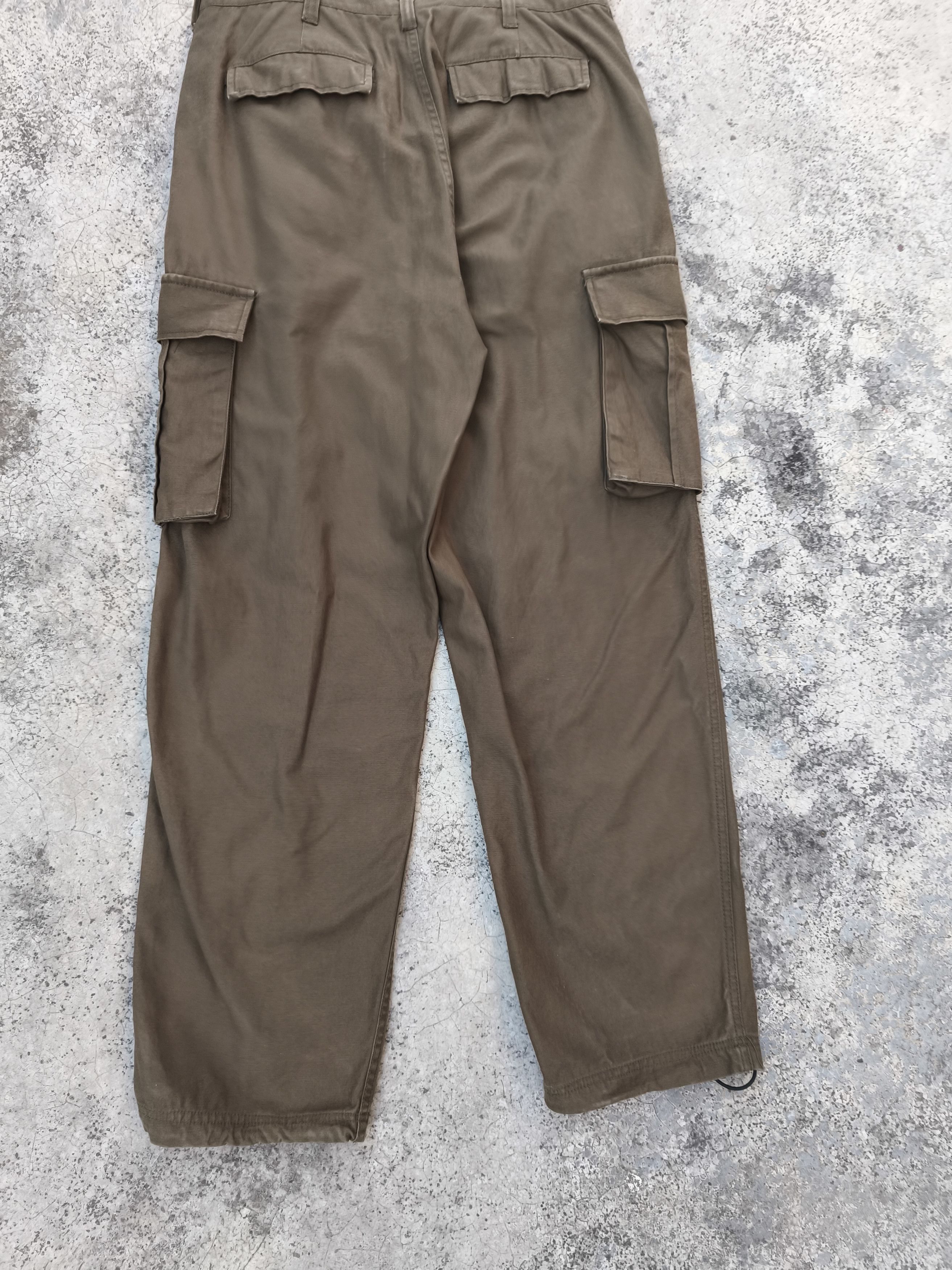 Japanese Brand Minority Cargo Pants Olive Green Size US 32 / EU 48 - 4 Thumbnail