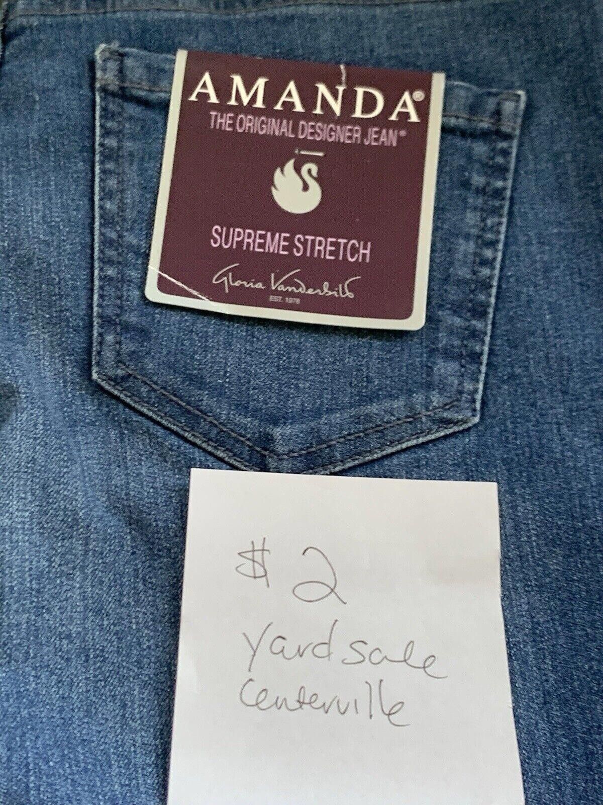 Gloria Vanderbilt Gloria Vanderbilt Jeans Amanda Tapered Leg Classic Rise Size 32" / US 10 / IT 46 - 3 Thumbnail